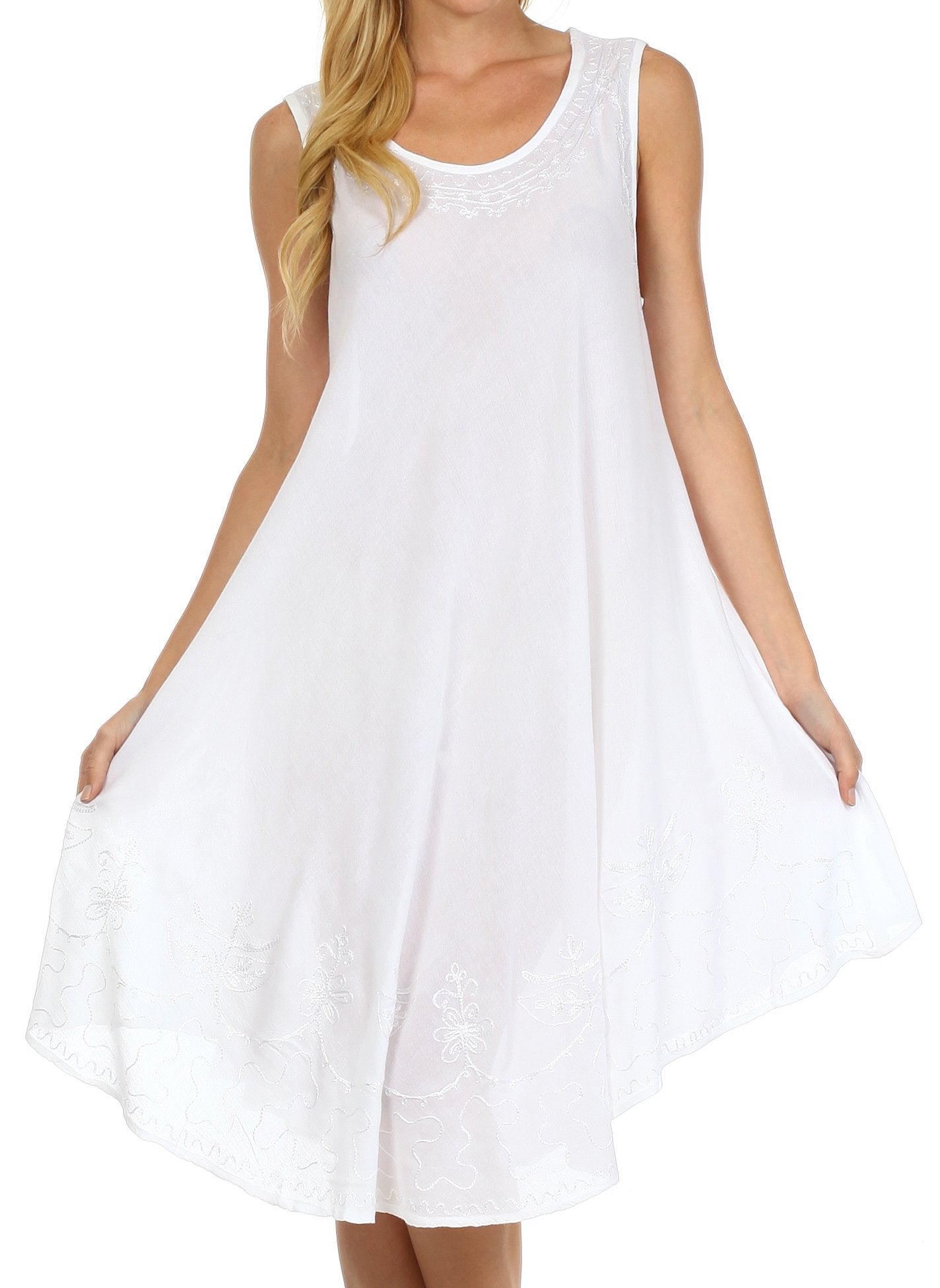 Sakkas Everyday Essentials Caftan Tank Dress / Cover Up