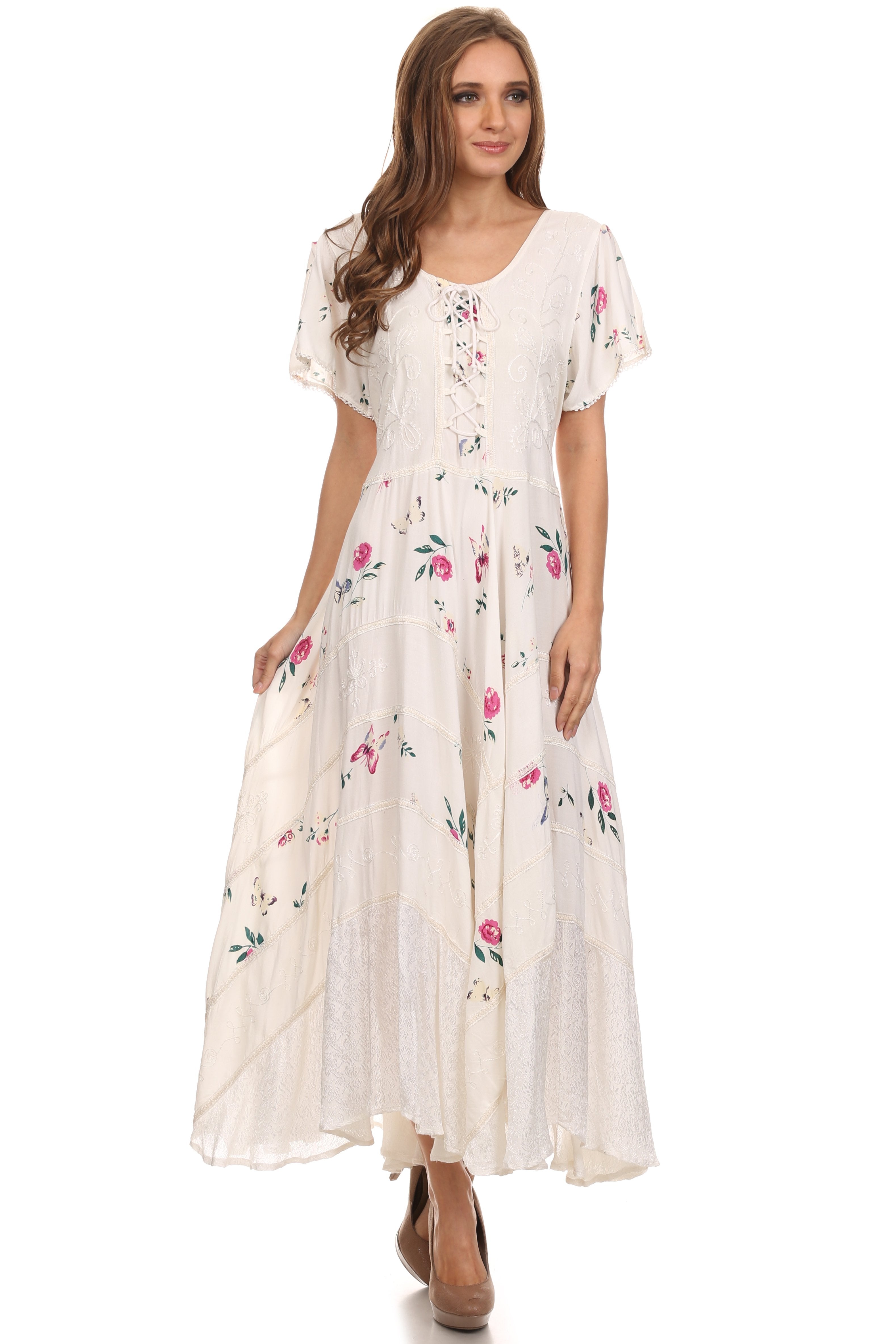 Sakkas Calliope Corset Style Dress