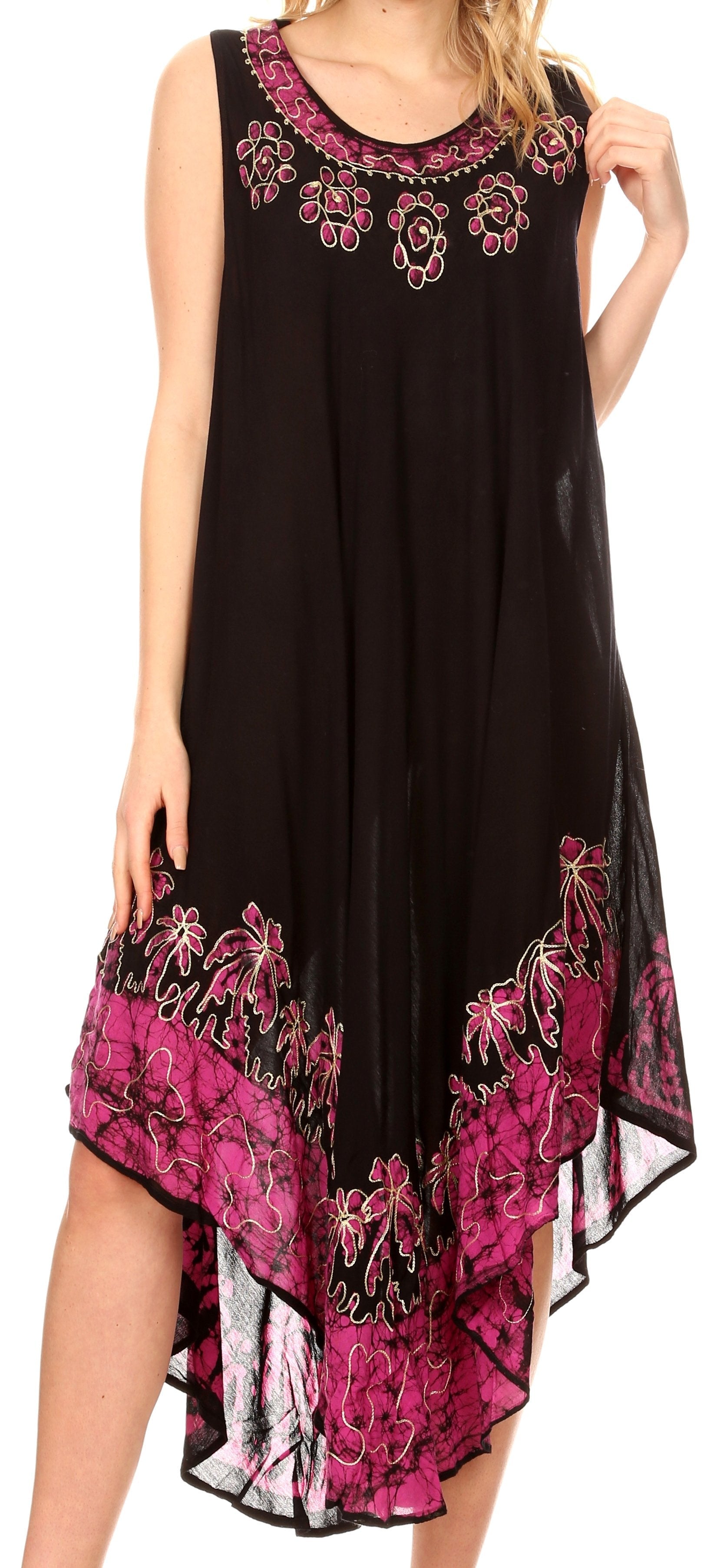 Sakkas Sundari Caftan Tank Dress / Cover Up