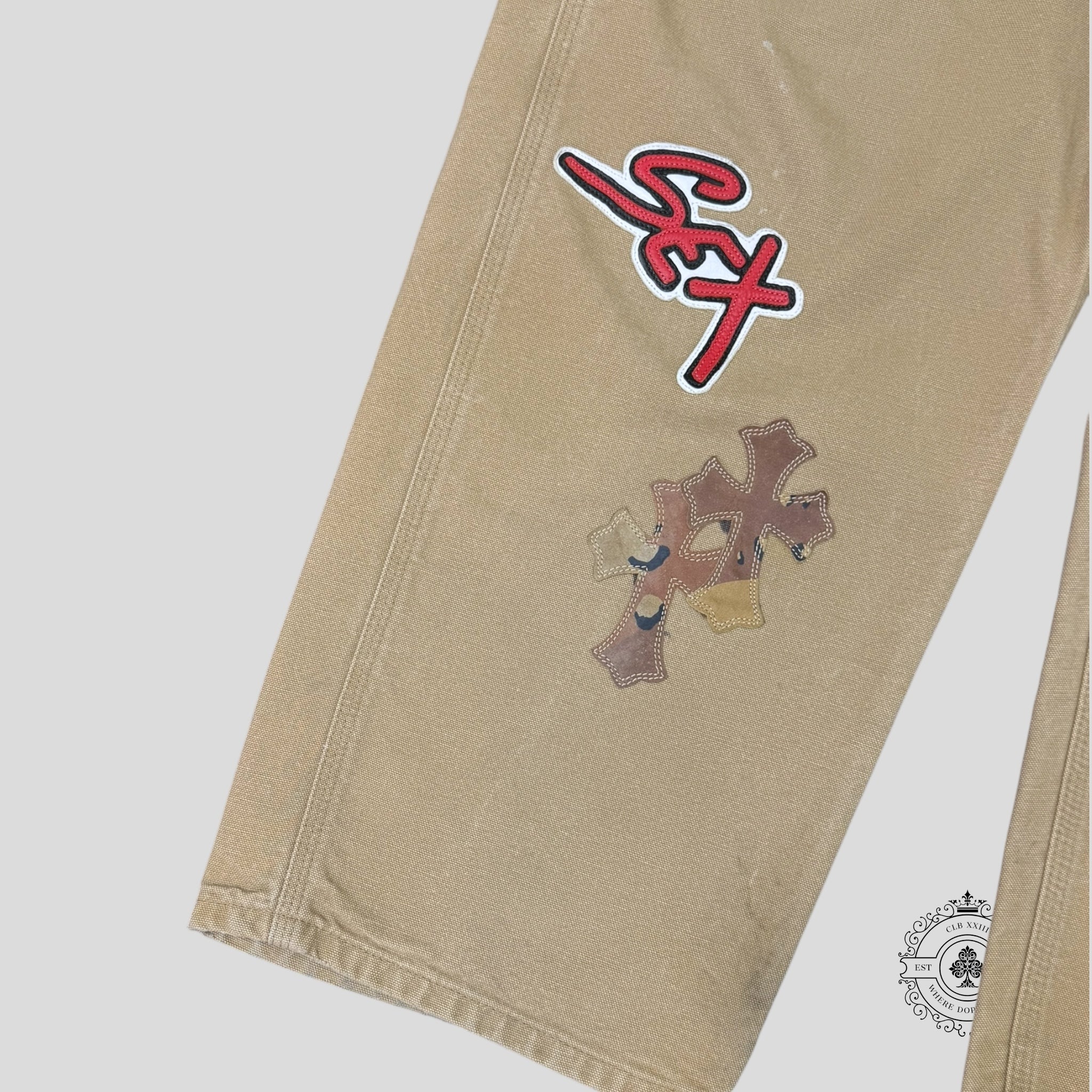 Chrome Hearts Sex Records Patch Carpenter Pants