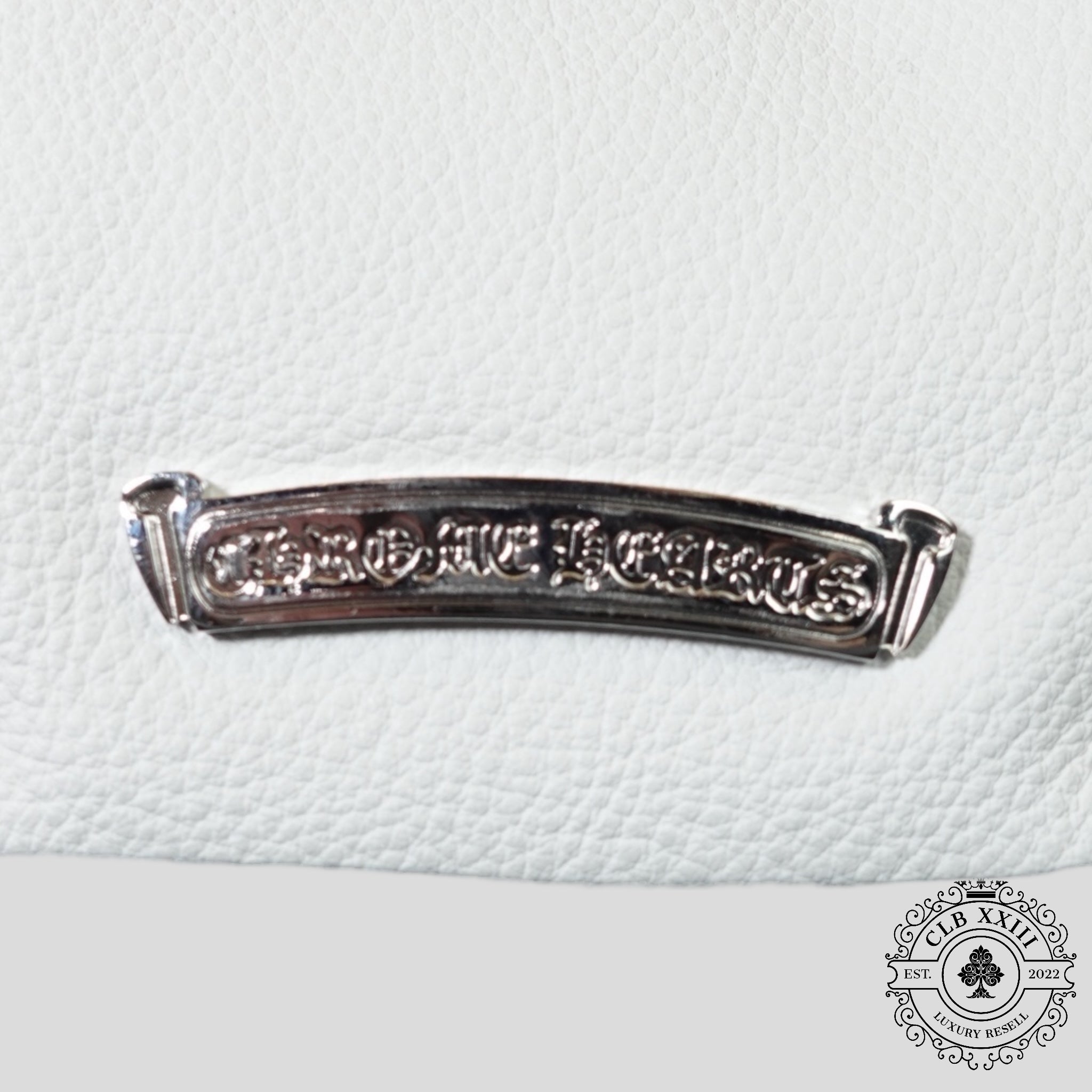 Chrome Hearts Viv Bag in White