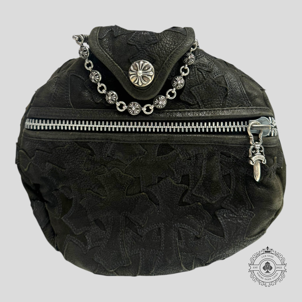 Chrome Hearts Leather Cross Patch Duffle Bag