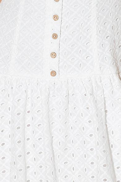 AT FIRST GLANCE WOVEN MINI DRESS