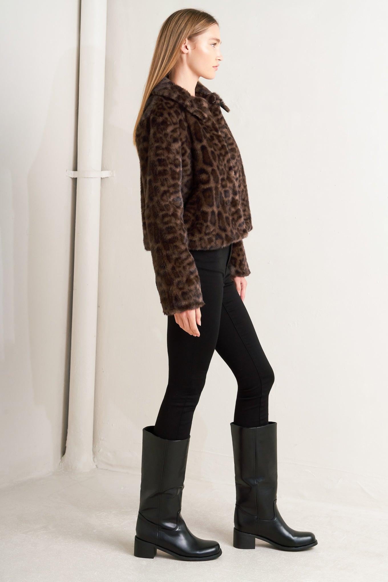 WILD FAME FAUX LEATHER JACKET