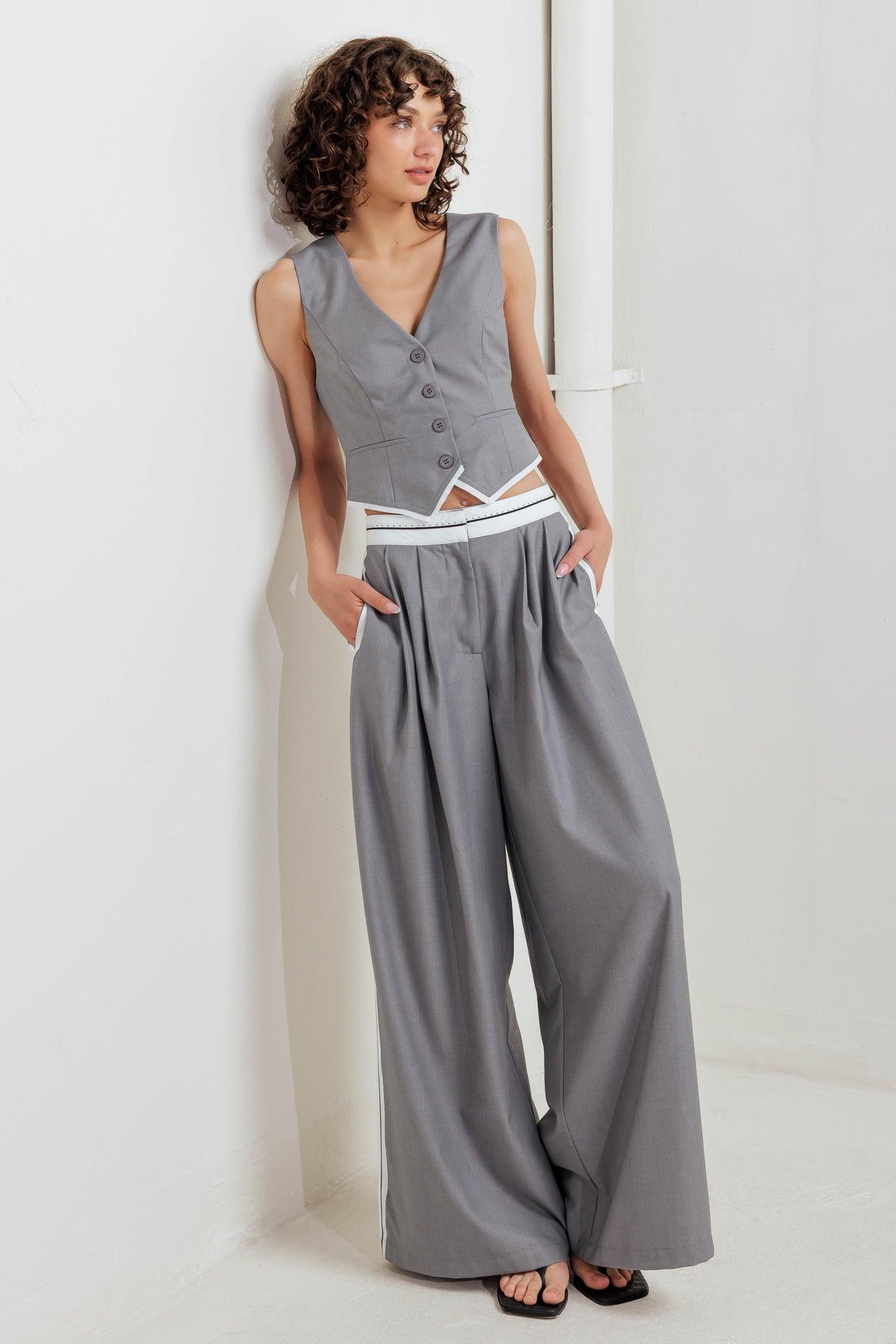 POWER LINES WOVEN PANTS