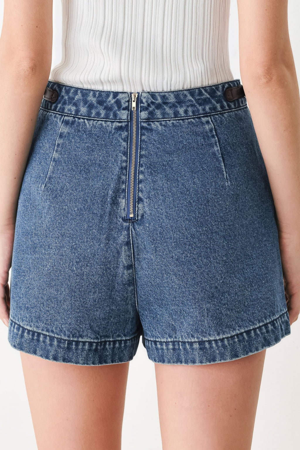 VINTAGE DENIM RENDEZVOUS DENIM SKORT