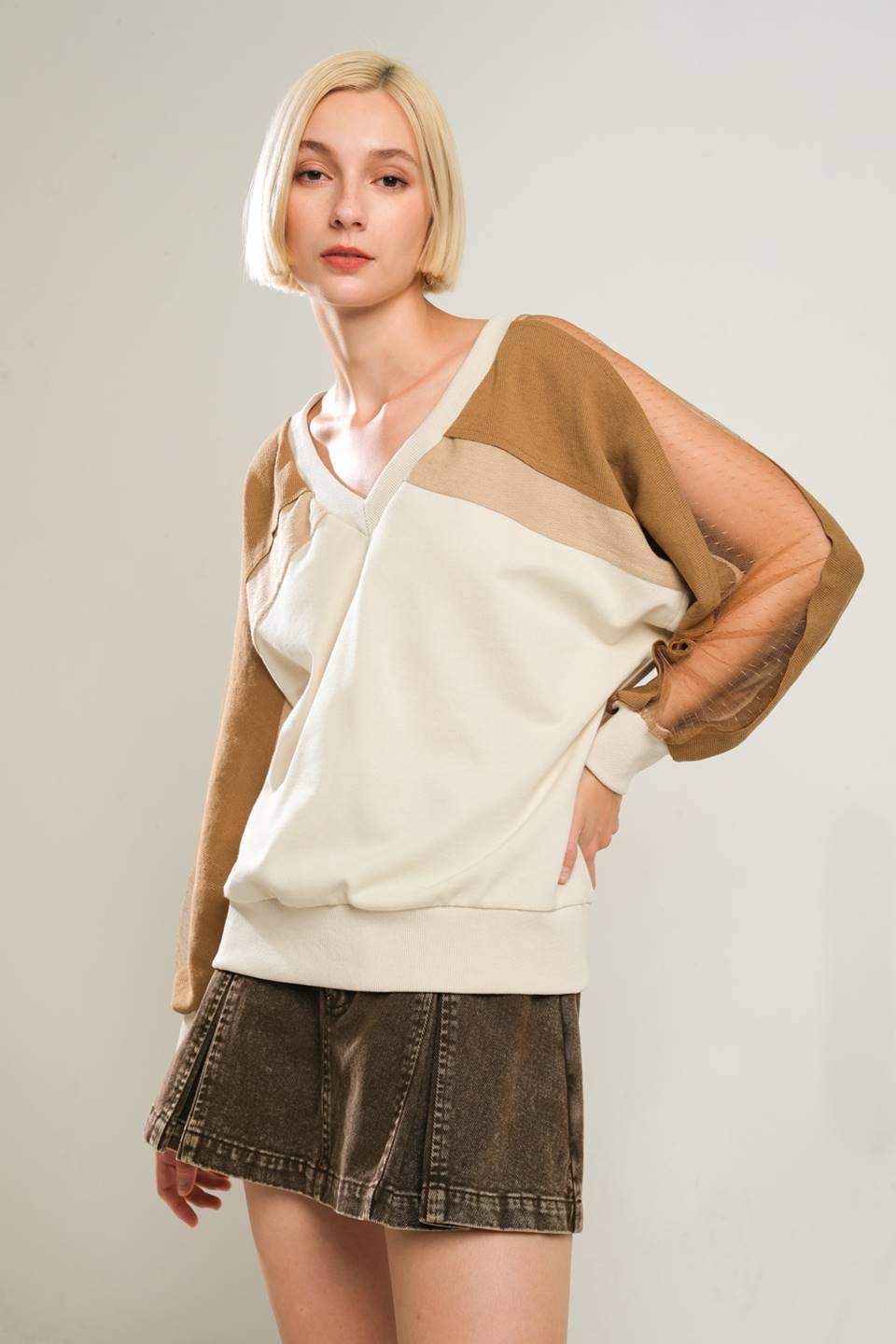 LAST FLING CREA, BLOCKED TOP
