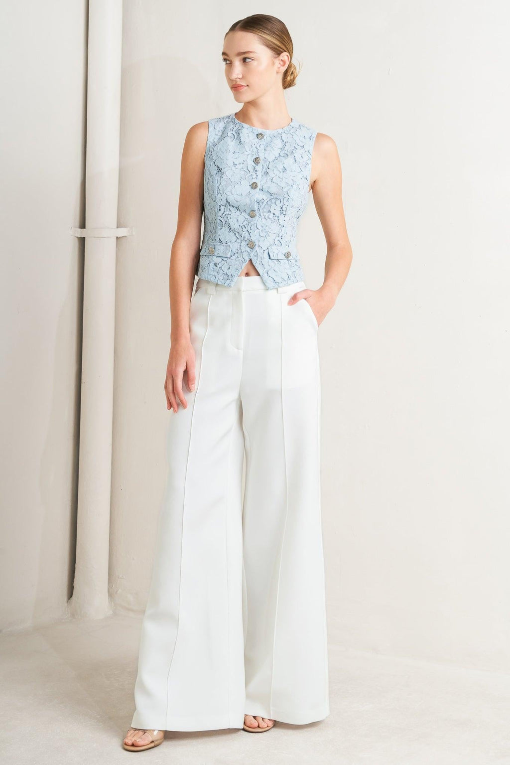 SWEET BUT STRONG WOVEN VEST