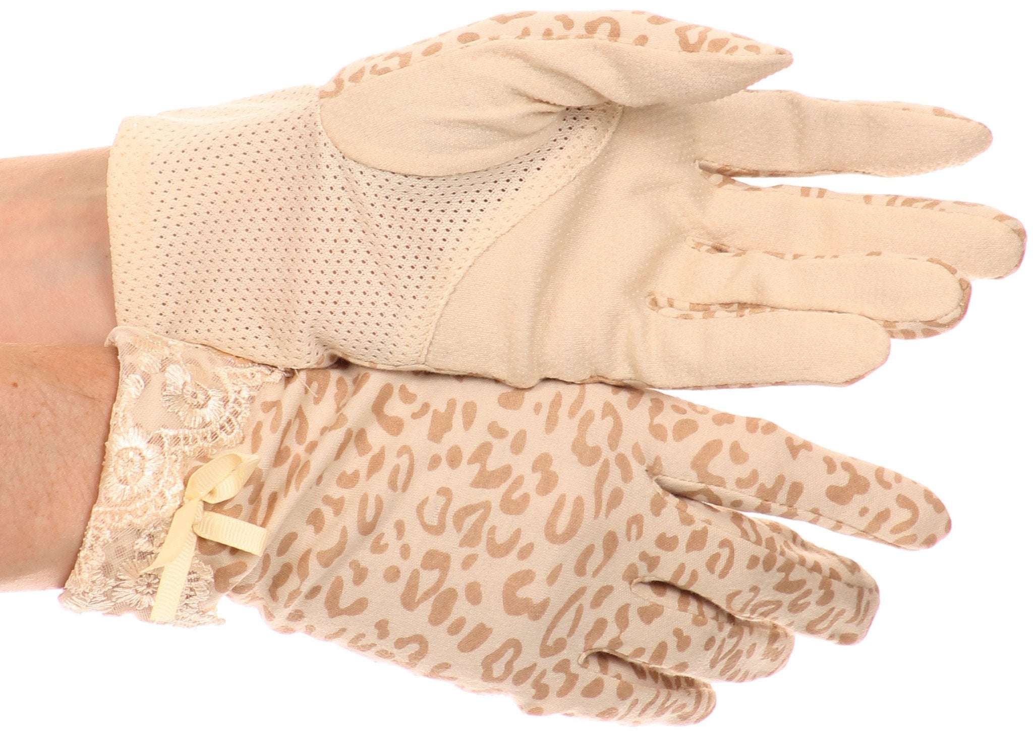 Sakkas Annie wrist length antique look femminine assorted stretch glove with lace