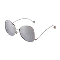 Radiant Gold Oversized Sunglasses