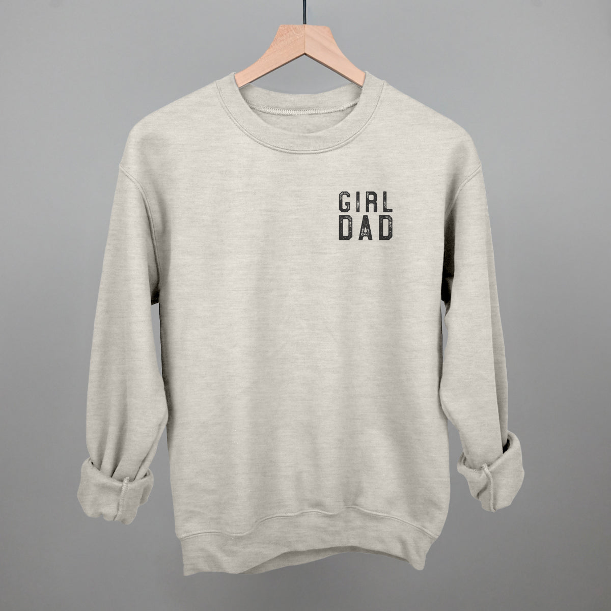 Girl Dad Block Letters (Left Chest)