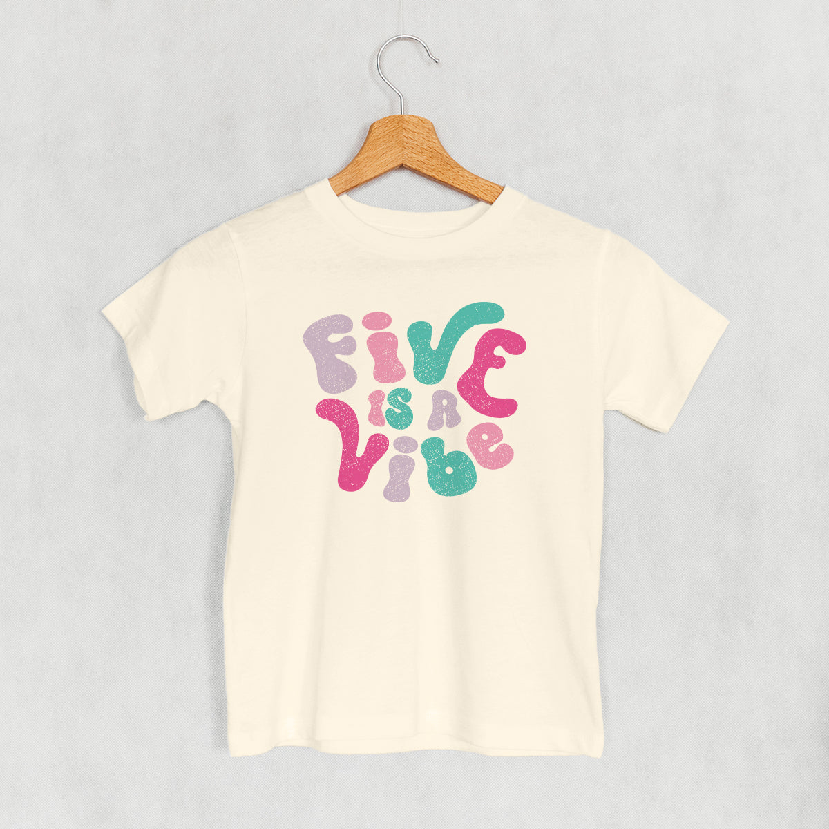 Five Is A Vibe (Pink + Purple) (Kids)