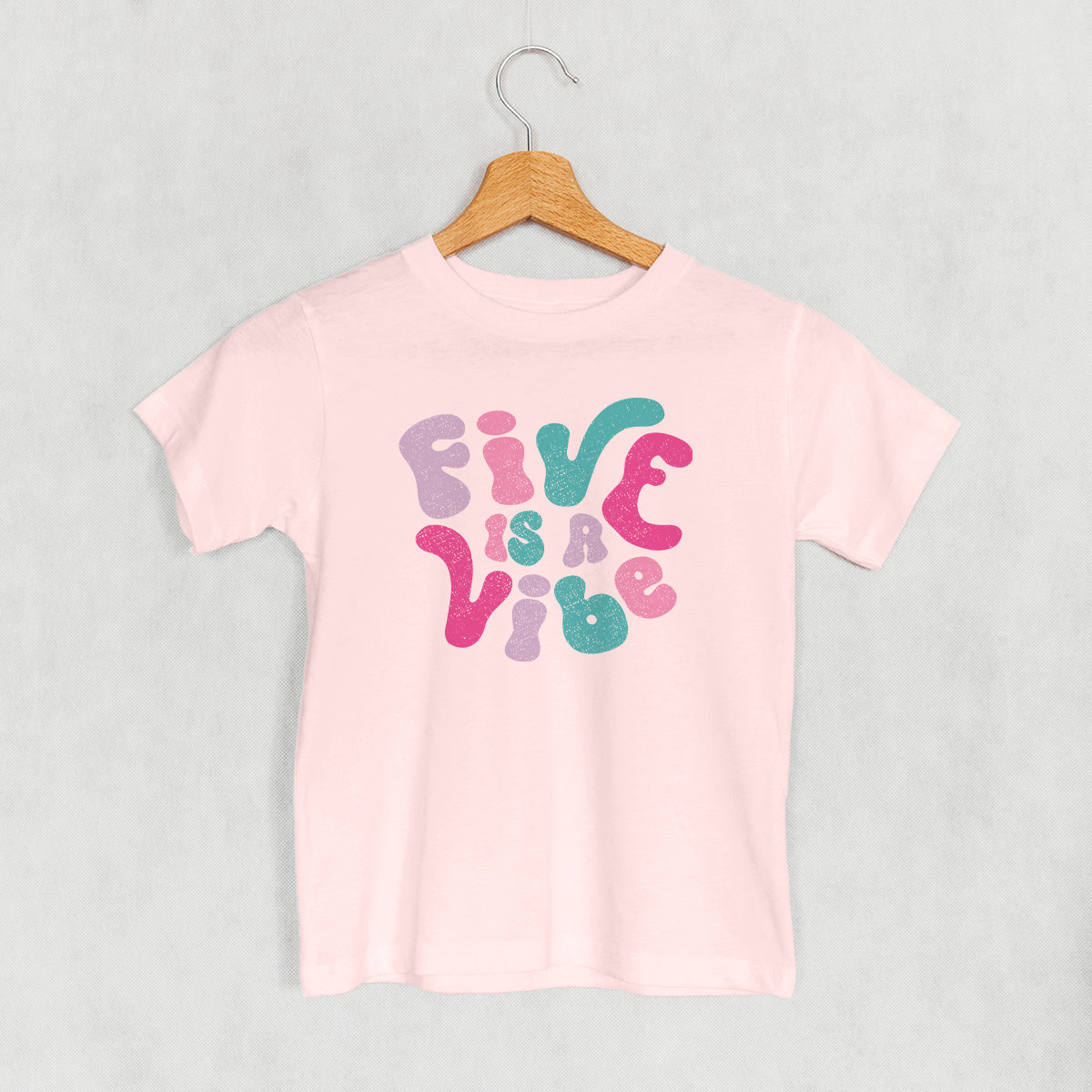 Five Is A Vibe (Pink + Purple) (Kids)