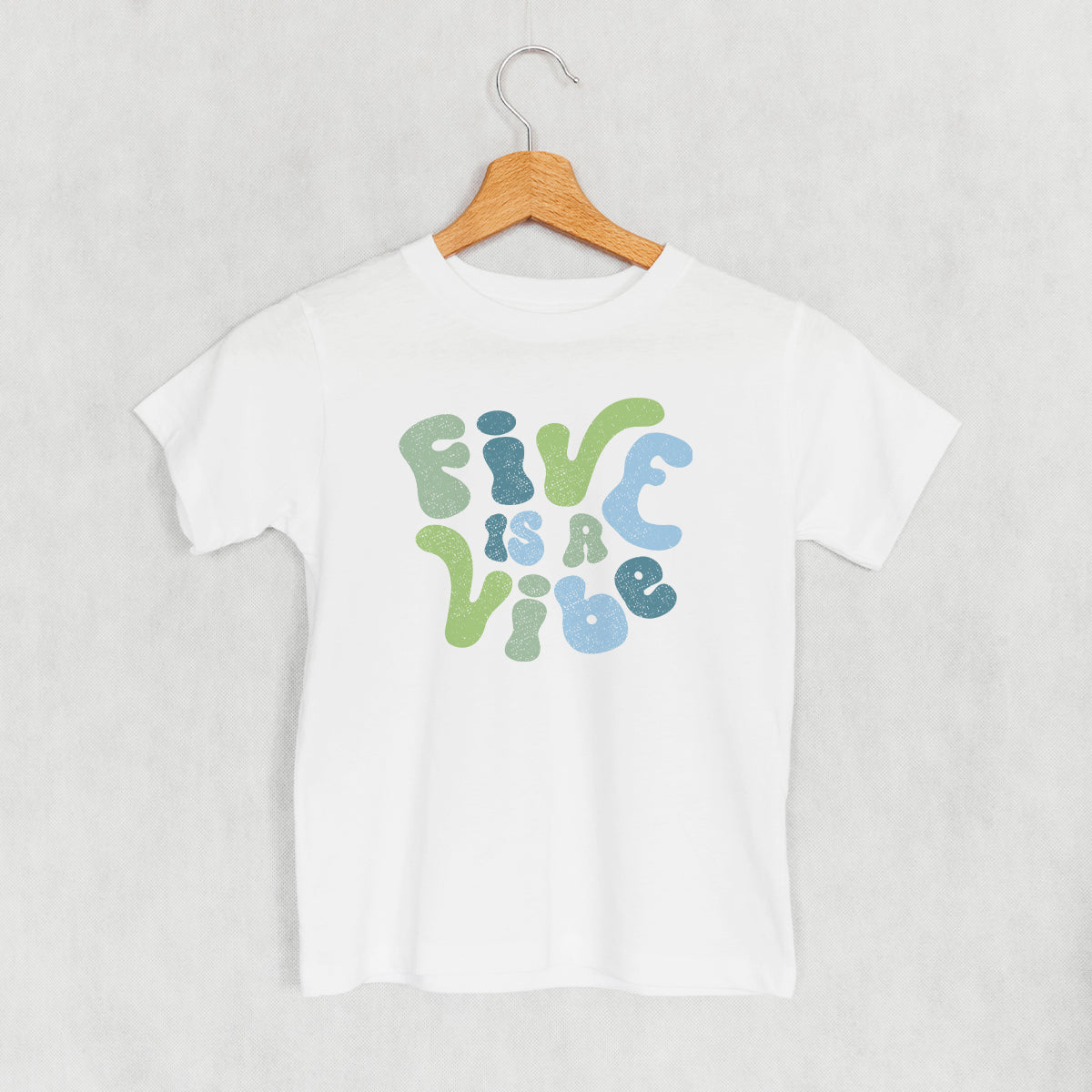 Five Is A Vibe (Blue + Green) (Kids)