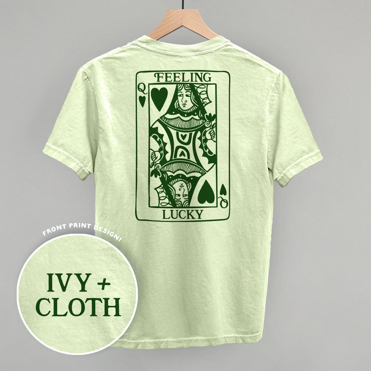 Feeling Lucky Queen Of Hearts (Back Print)