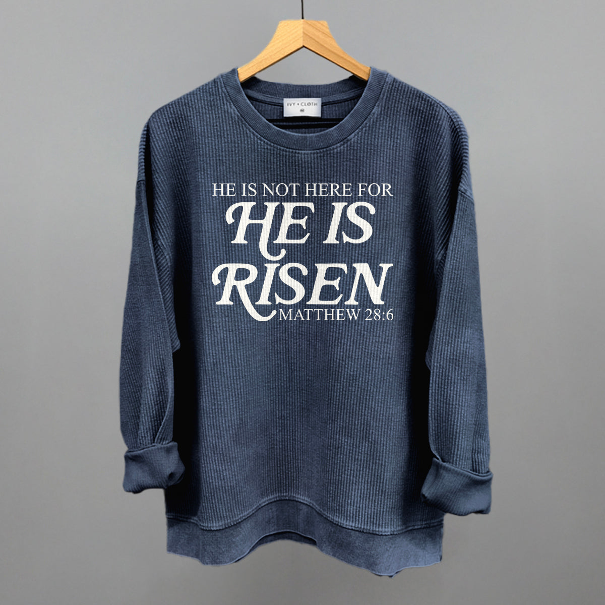 He Is Not Here For He Has Risen (Cream)