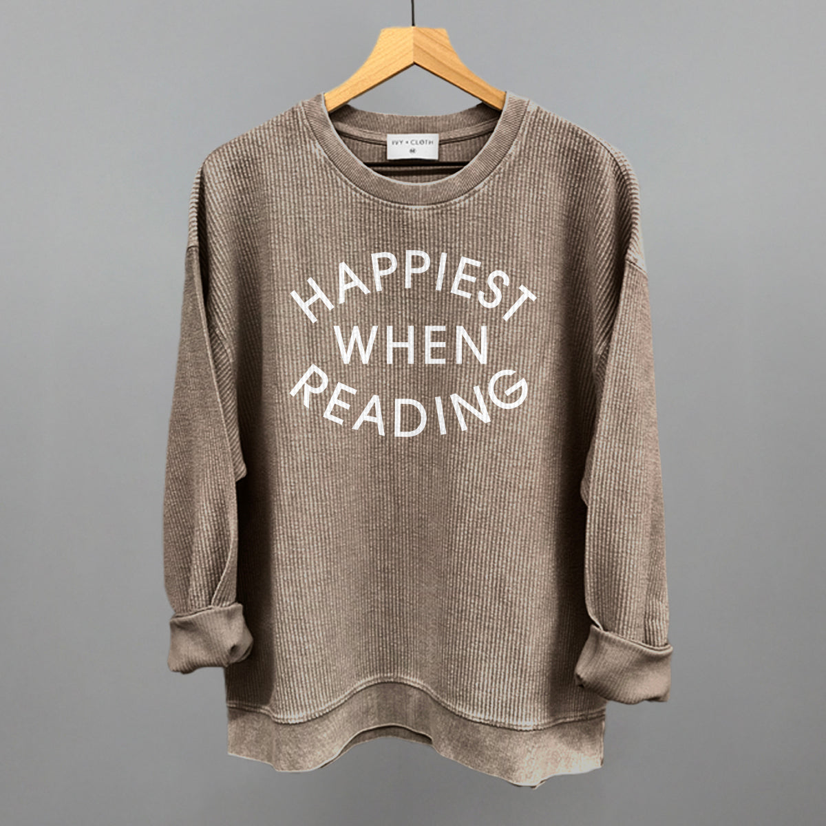 Happiest When Reading (White)