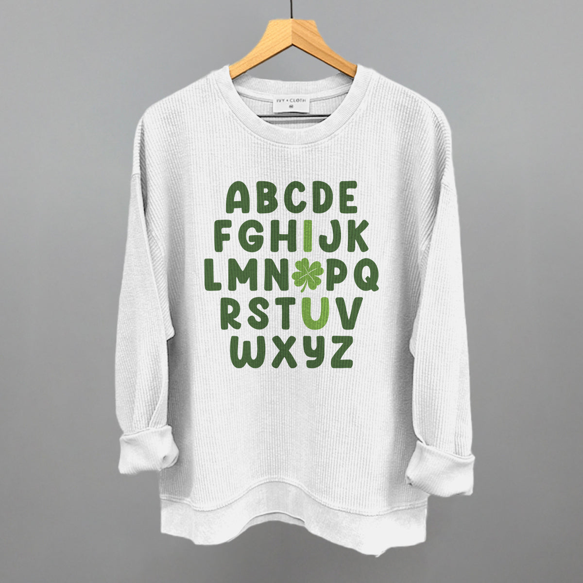 I Love You Clover Alphabet