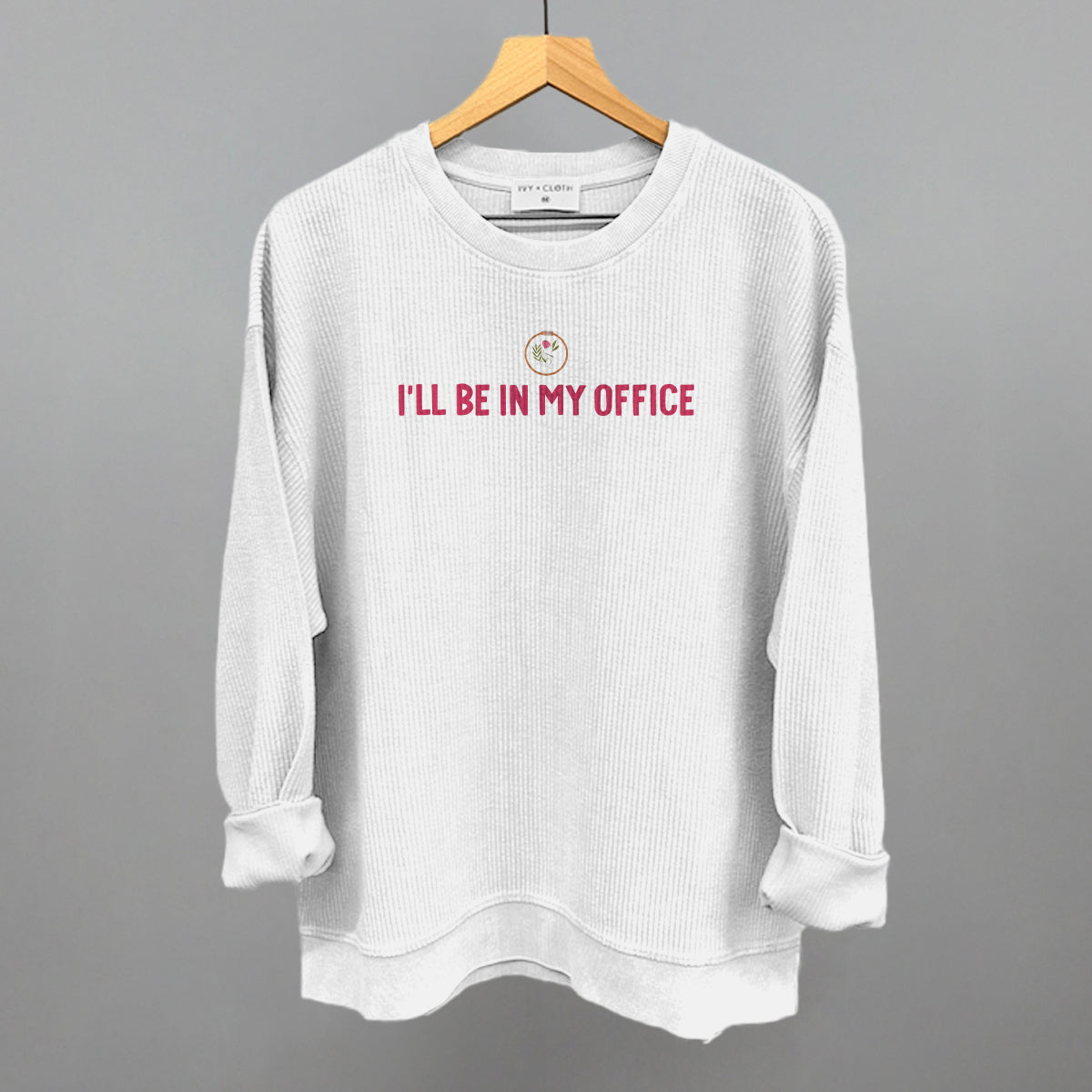 I'll Be In My Office (Needlepoint)