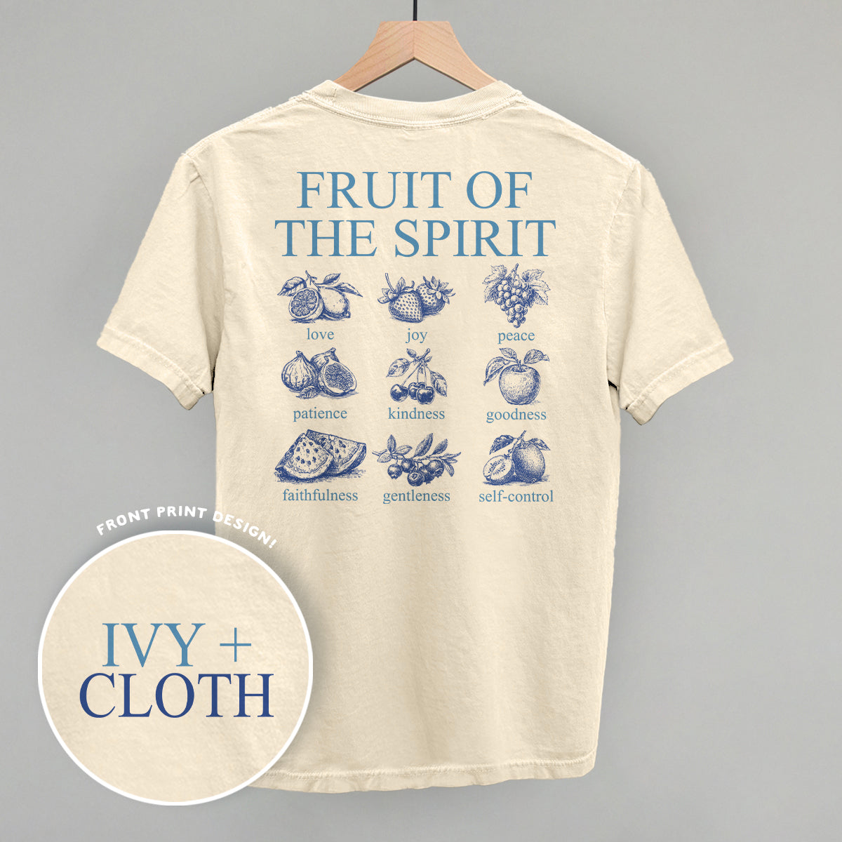Fruit Of The Spirit (Blue) (Back Print)