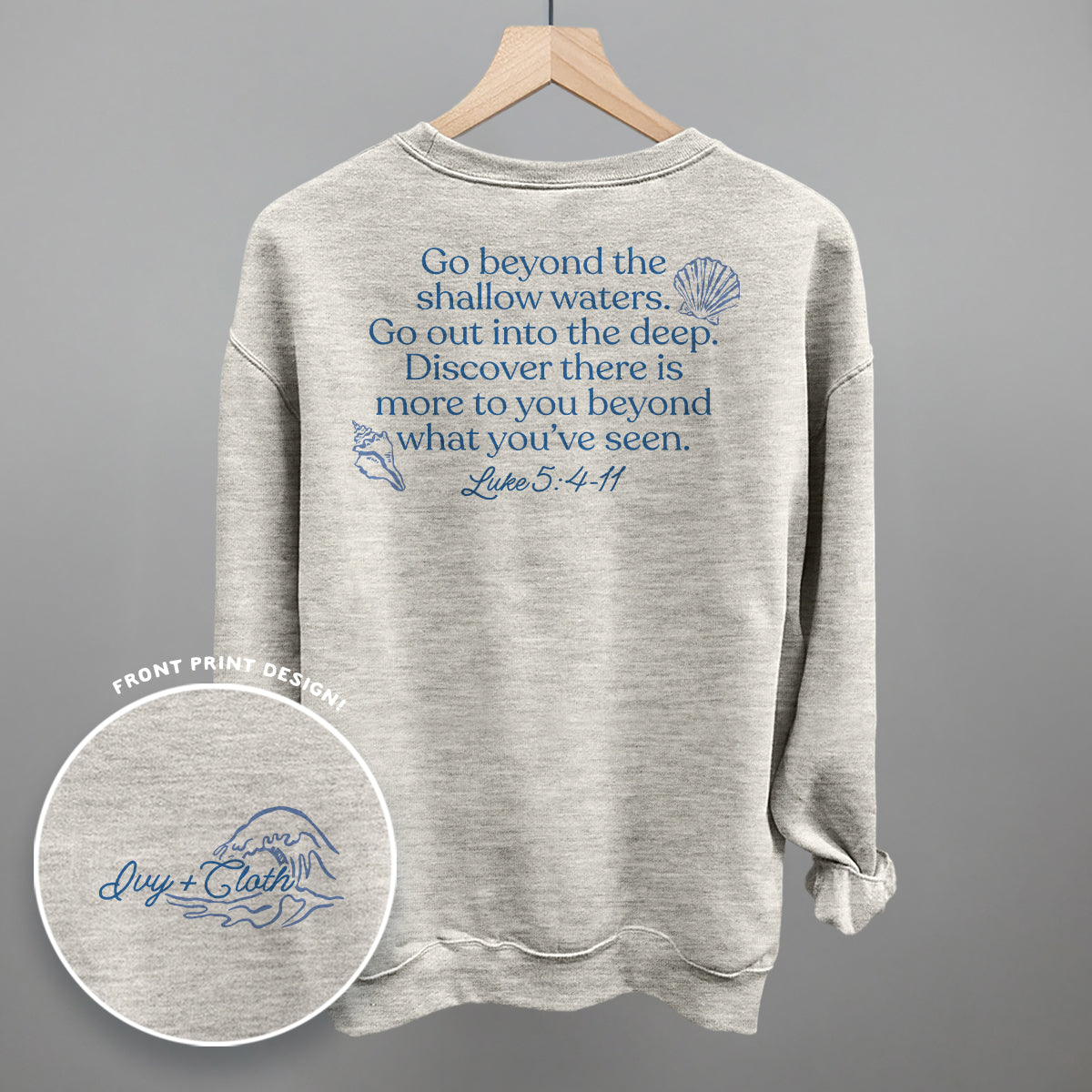 Go Beyond The Shallow Waters (Back Print)