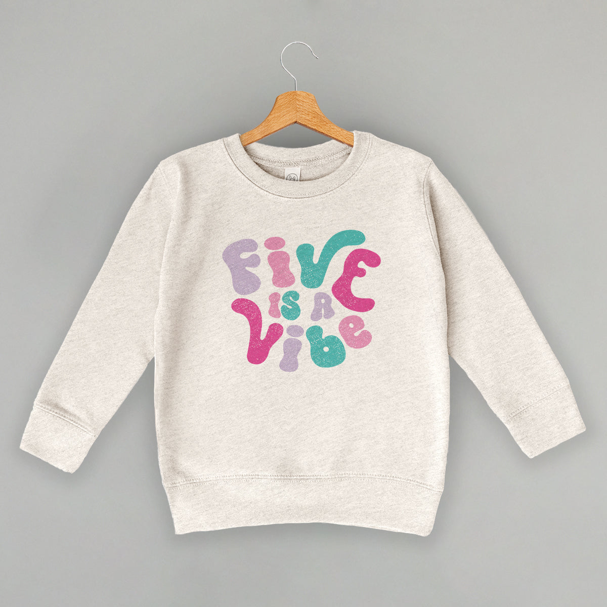 Five Is A Vibe (Pink + Purple) (Kids)