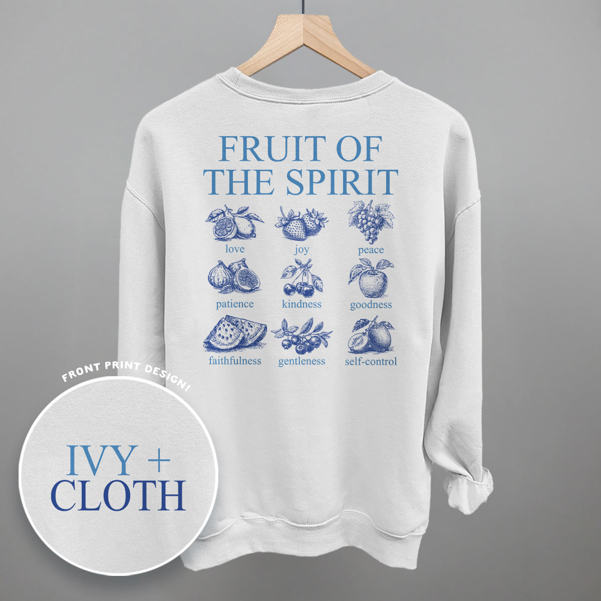 Fruit Of The Spirit (Blue) (Back Print)