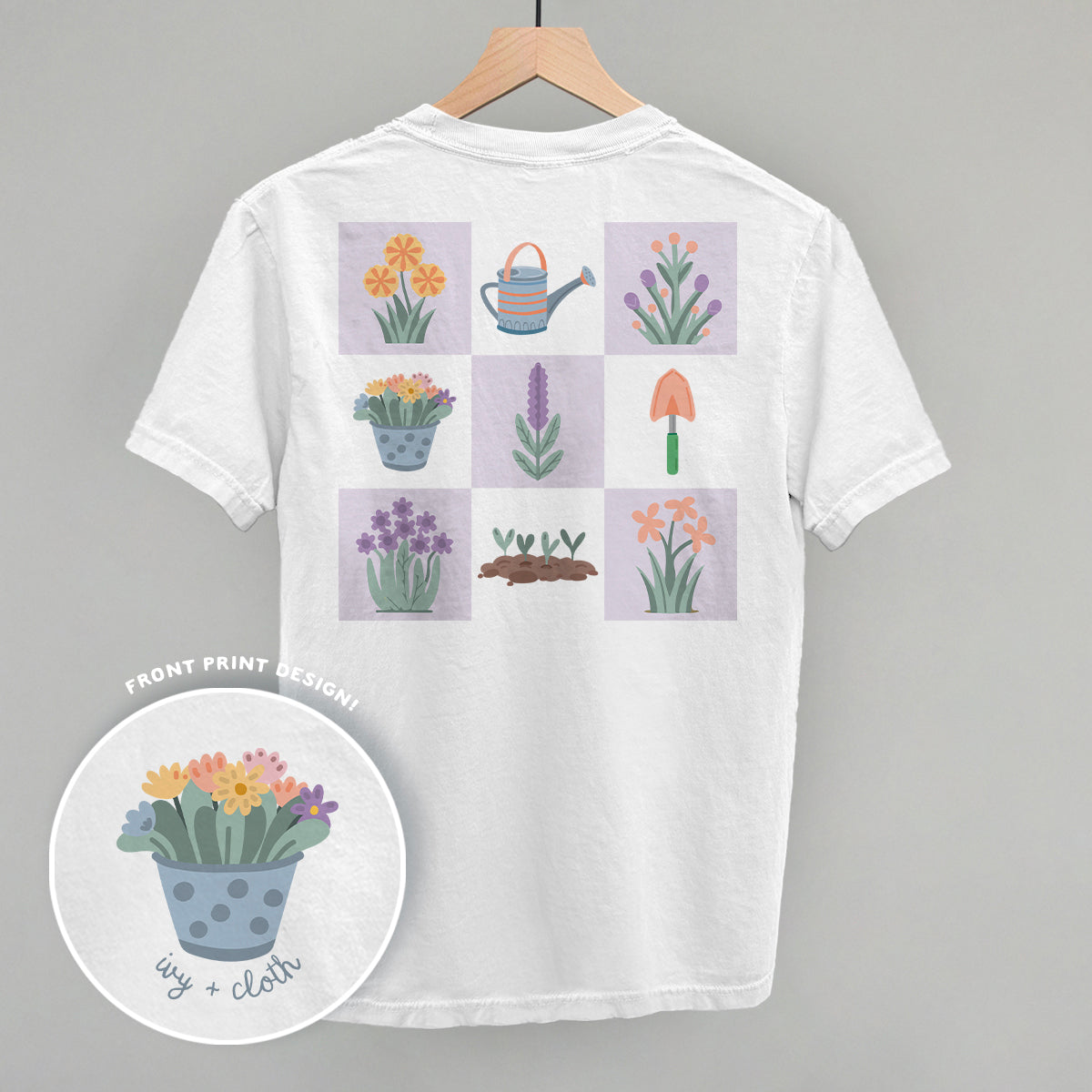Floral Grid Doodles (Back Print)