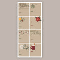 Neutral Christmas Holiday Tags (Sticker Sheet)