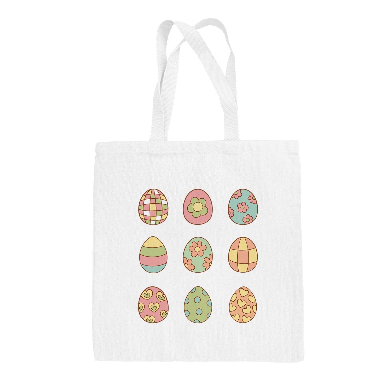 Groovy Easter Eggs Tote Bag