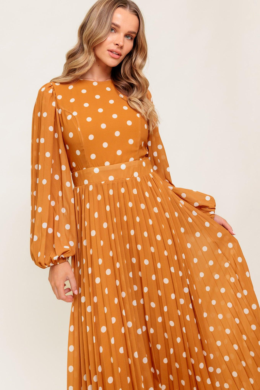 MOMENT MAKER WOVEN MIDI DRESS