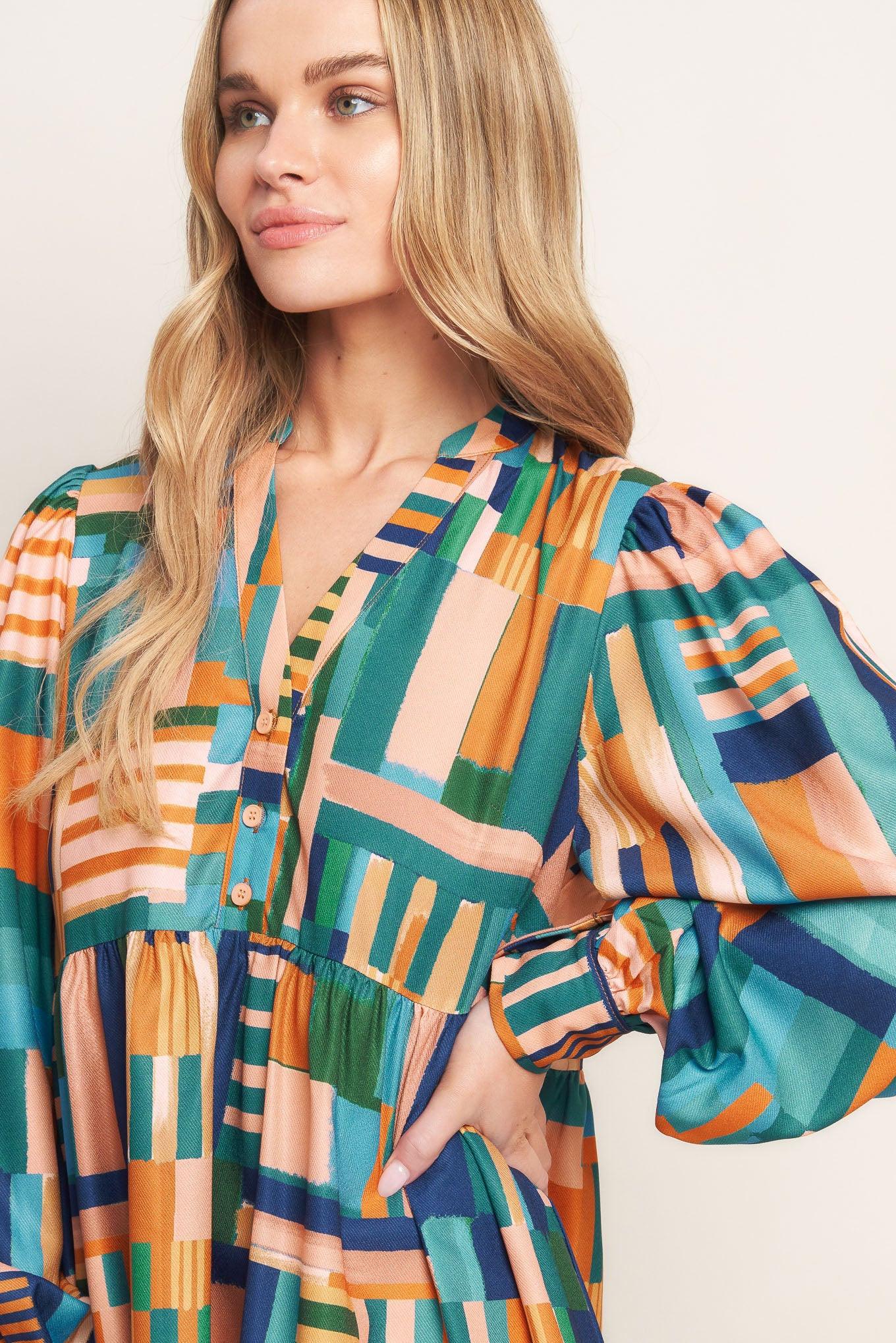 EFFORTLESS SELECTION WOVEN MINI DRESS