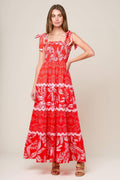 BRIGHTER DAYS WOVEN MAXI DRESS