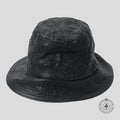 Chrome Hearts Cross Leather Patch Bucket Hat in Black