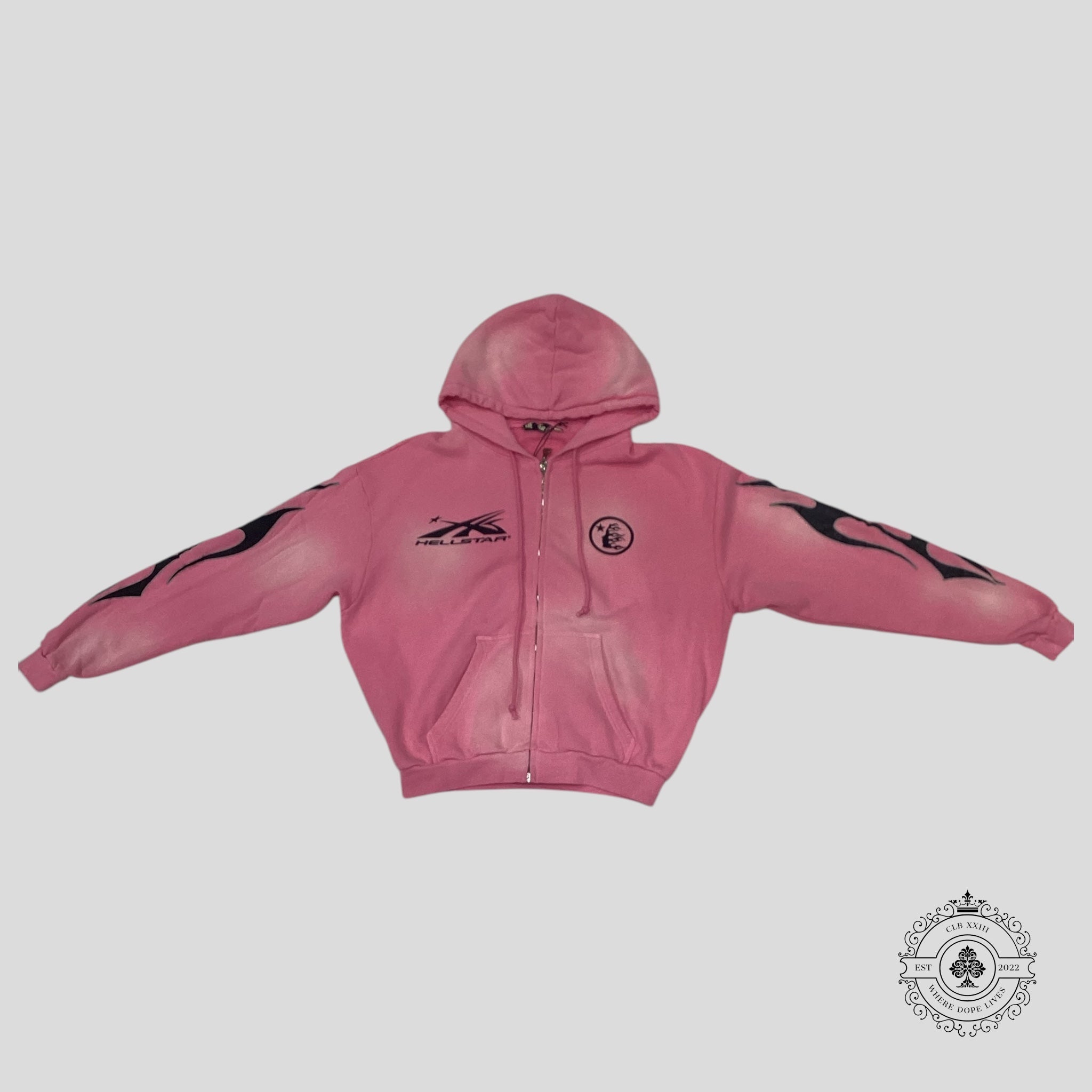 Hellstar Sports Complexcon Exclusive Flame Zip Up