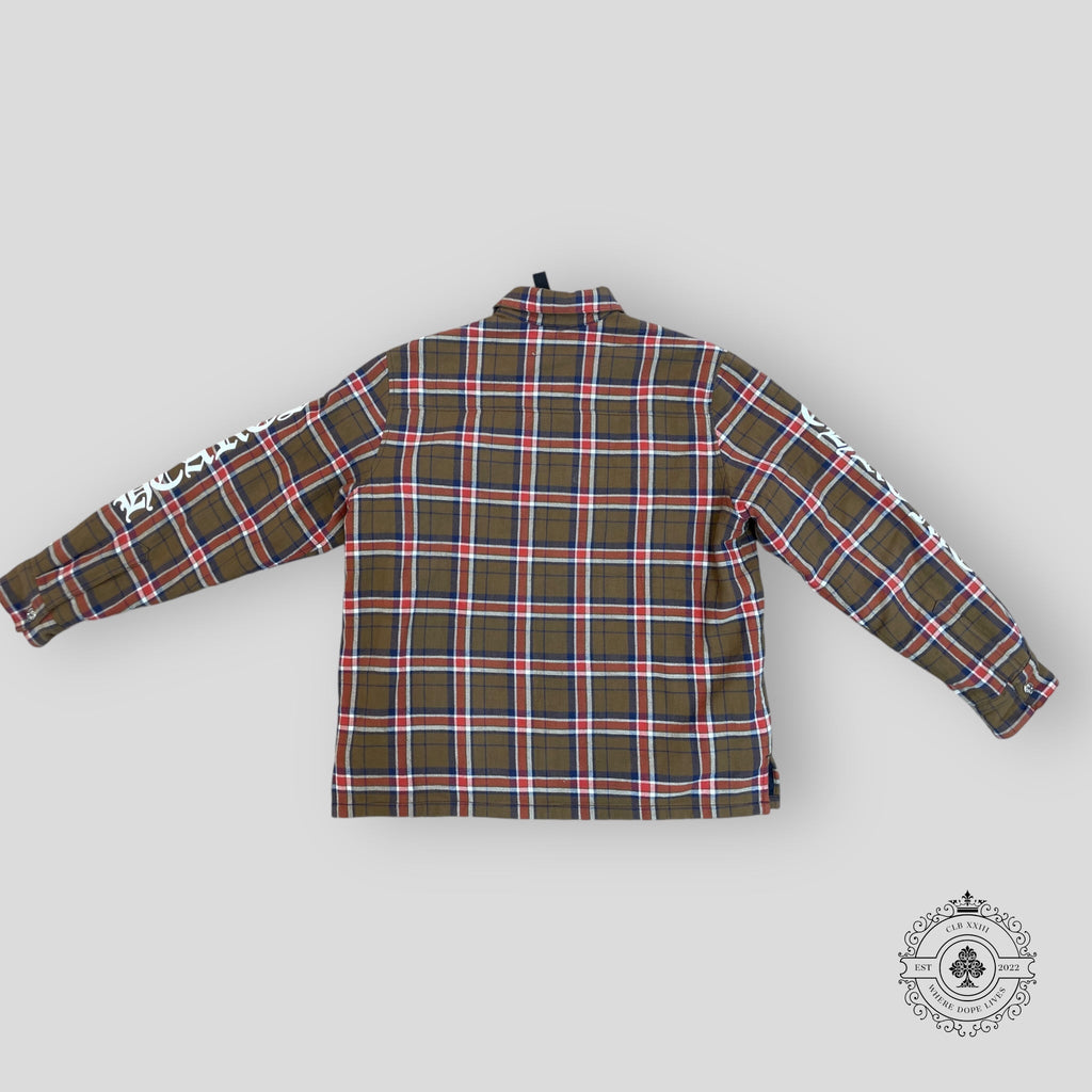 Chrome Hearts Padded Flannel in Brown - Preowned