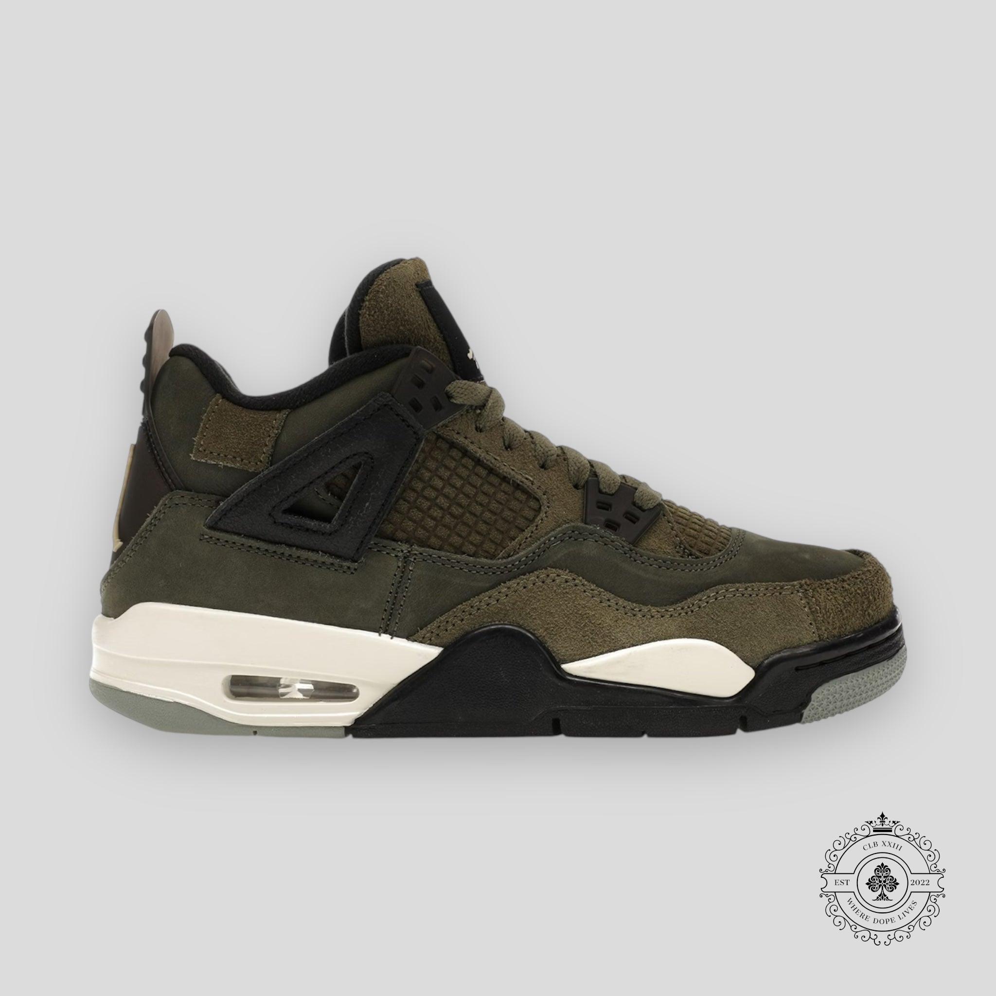 Air Jordan 4 Retro GS Craft Medium Olive