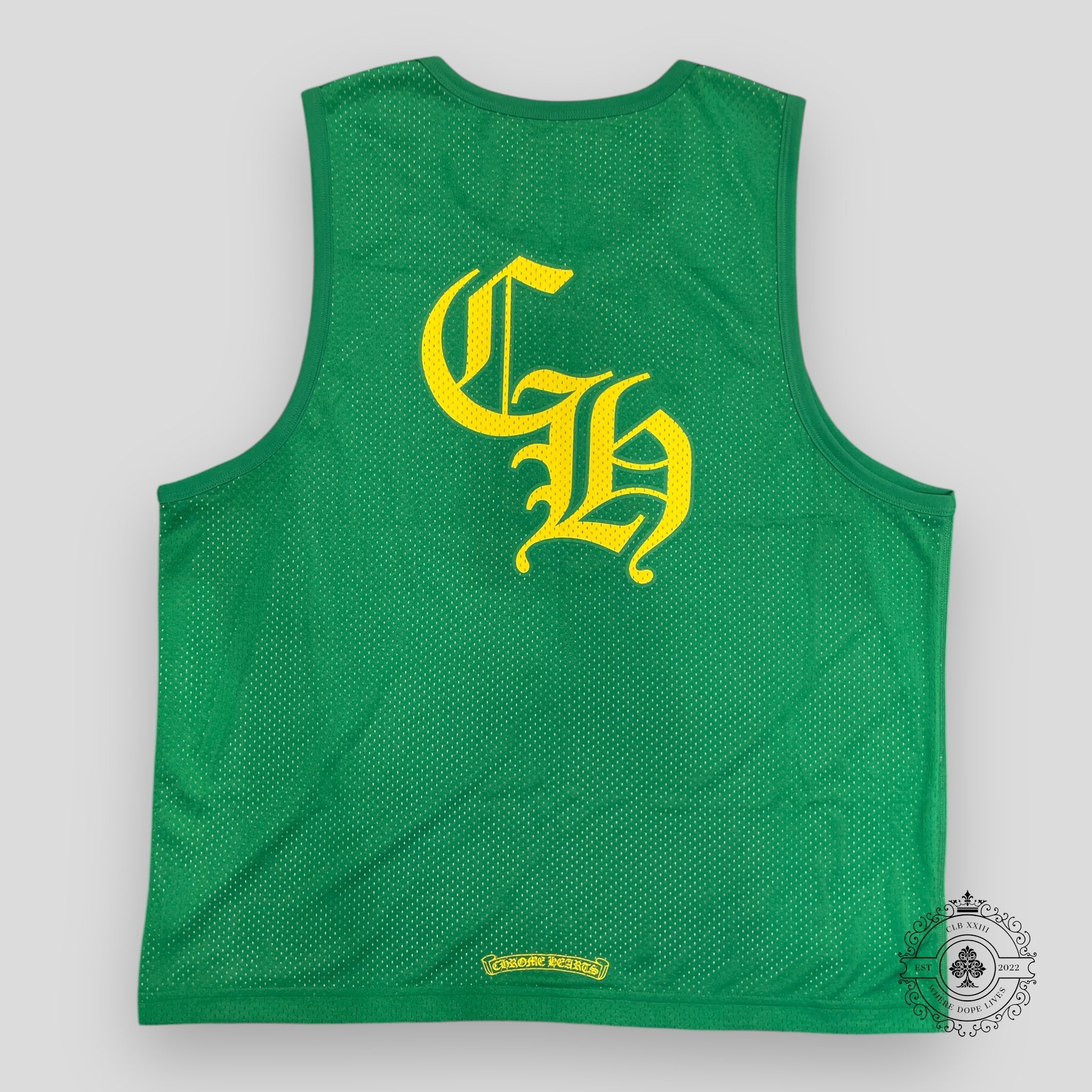 Chrome Hearts Reversible 33 Mesh Jersey in Green