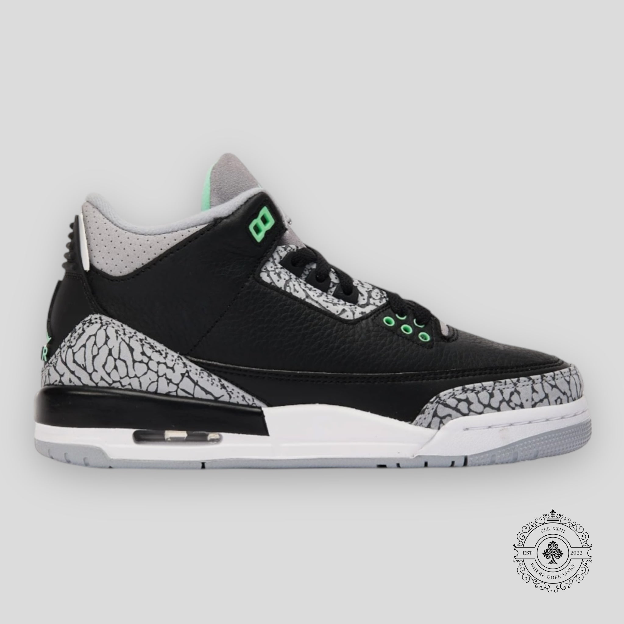 Air Jordan 3 Retro Green Glow GS