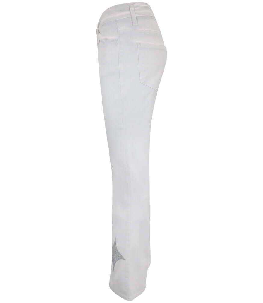 Designing Hollywood  X Madison Maison™ Denim with Silver Glitter Star