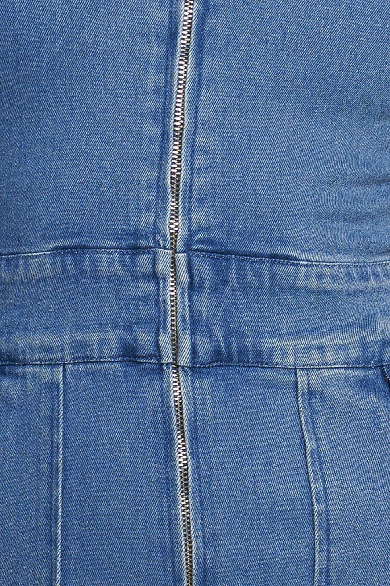 CATCH YOUR GAZE DENIM JUMPSUIT