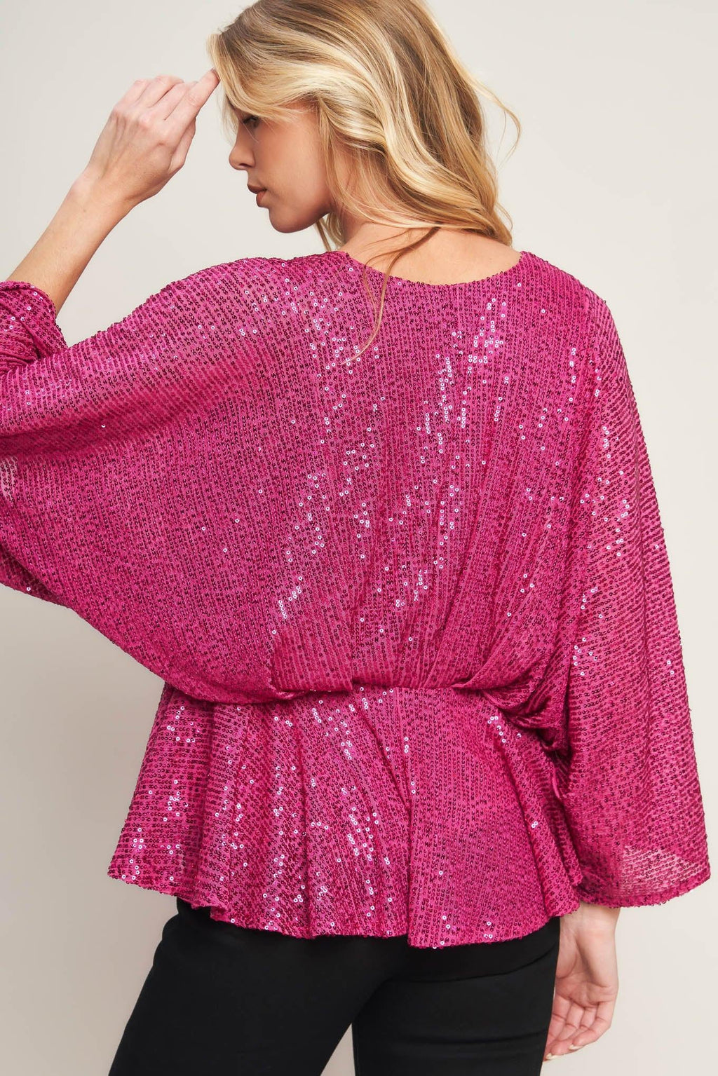 START OF FOREVER SEQUIN TOP