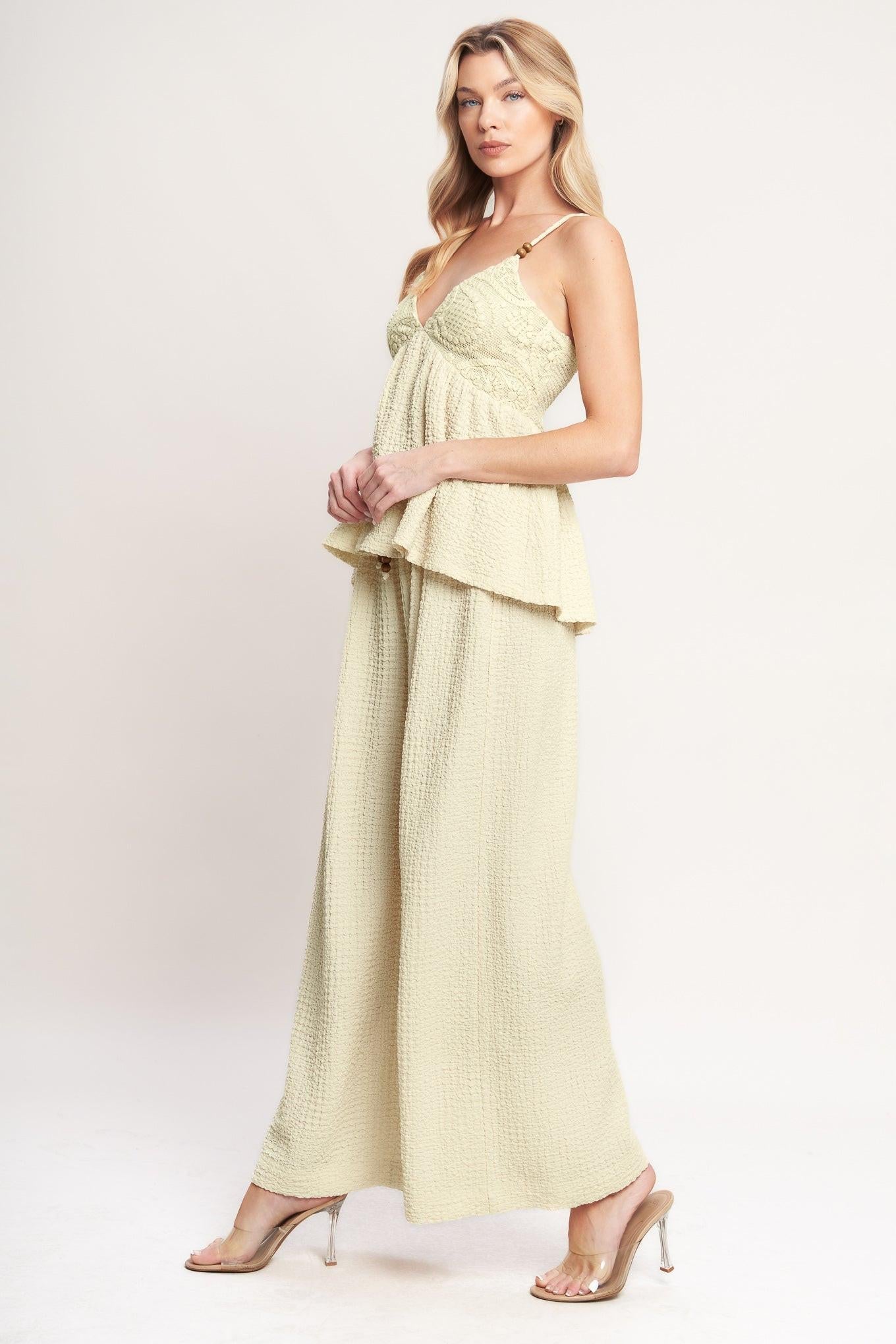 DESERT BLOOM WOVEN TOP