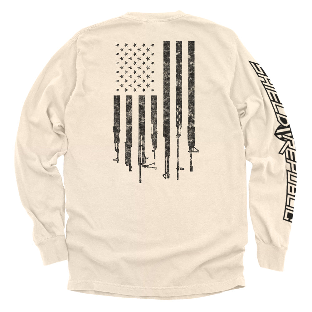 Firearm Flag Graphic Tee & Hoodie