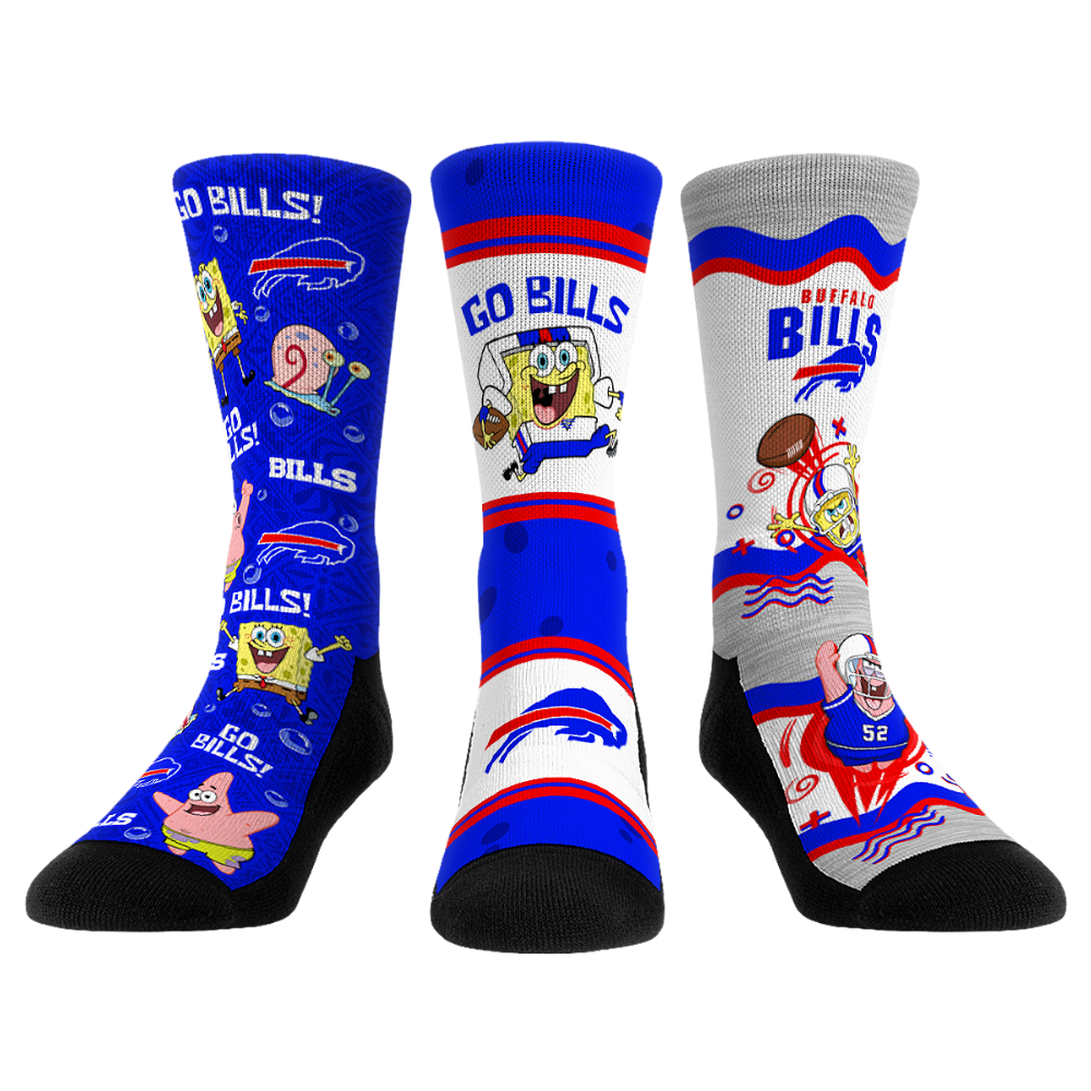 Buffalo Bills - SpongeBob SquarePants - 3-Pack
