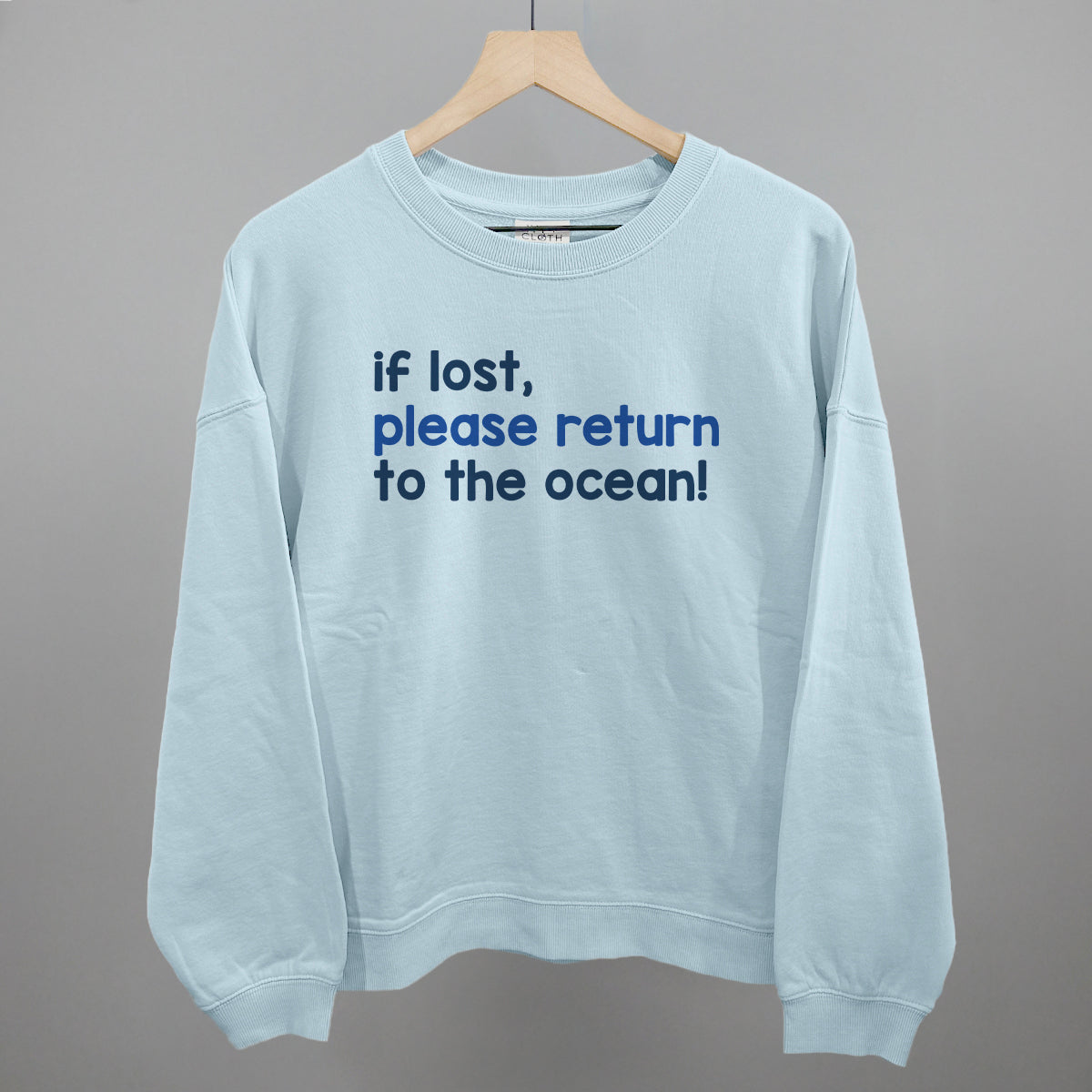 If Lost, Please Return To The Ocean (Text Only)