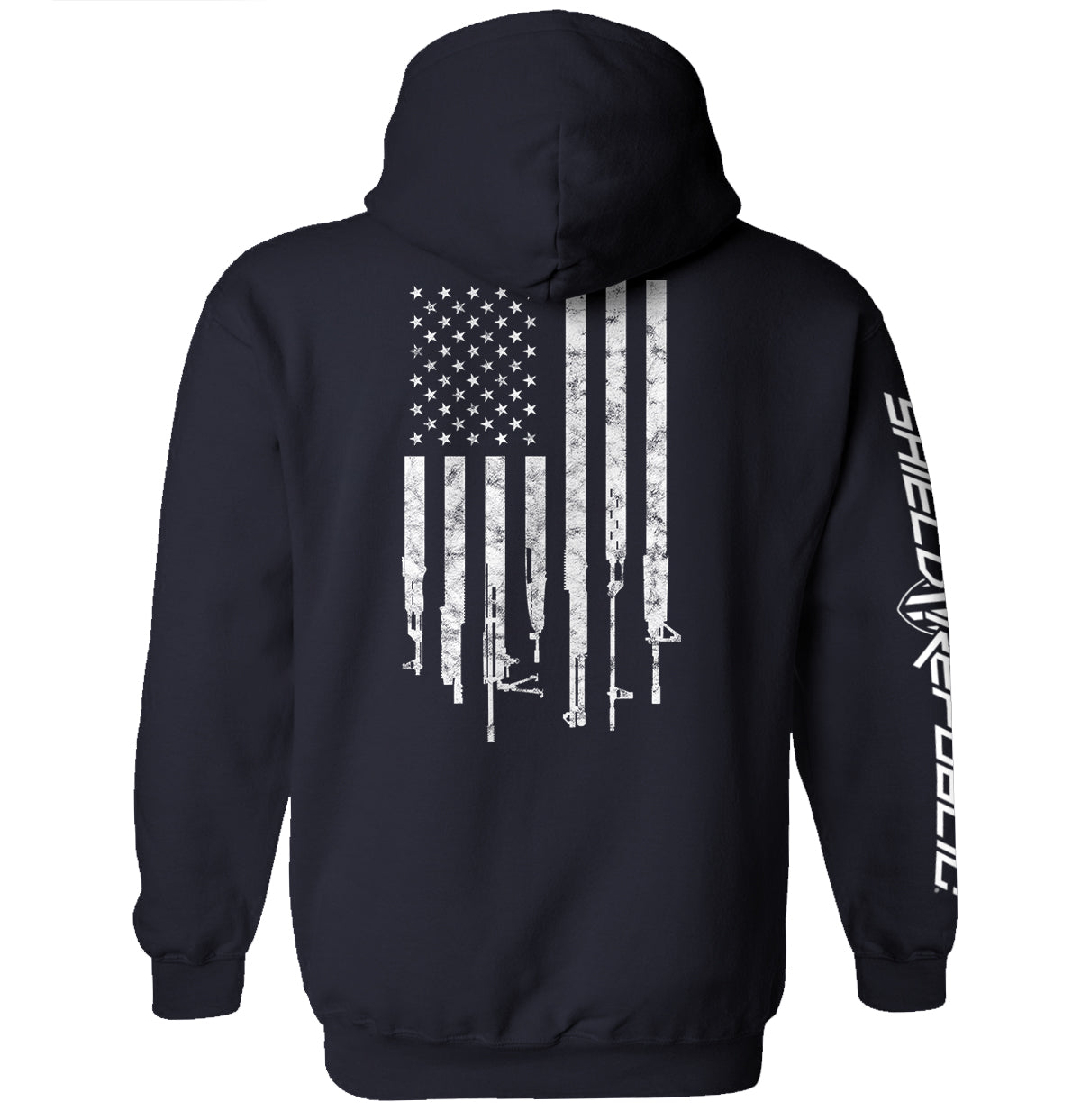 Firearm Flag Graphic Tee & Hoodie