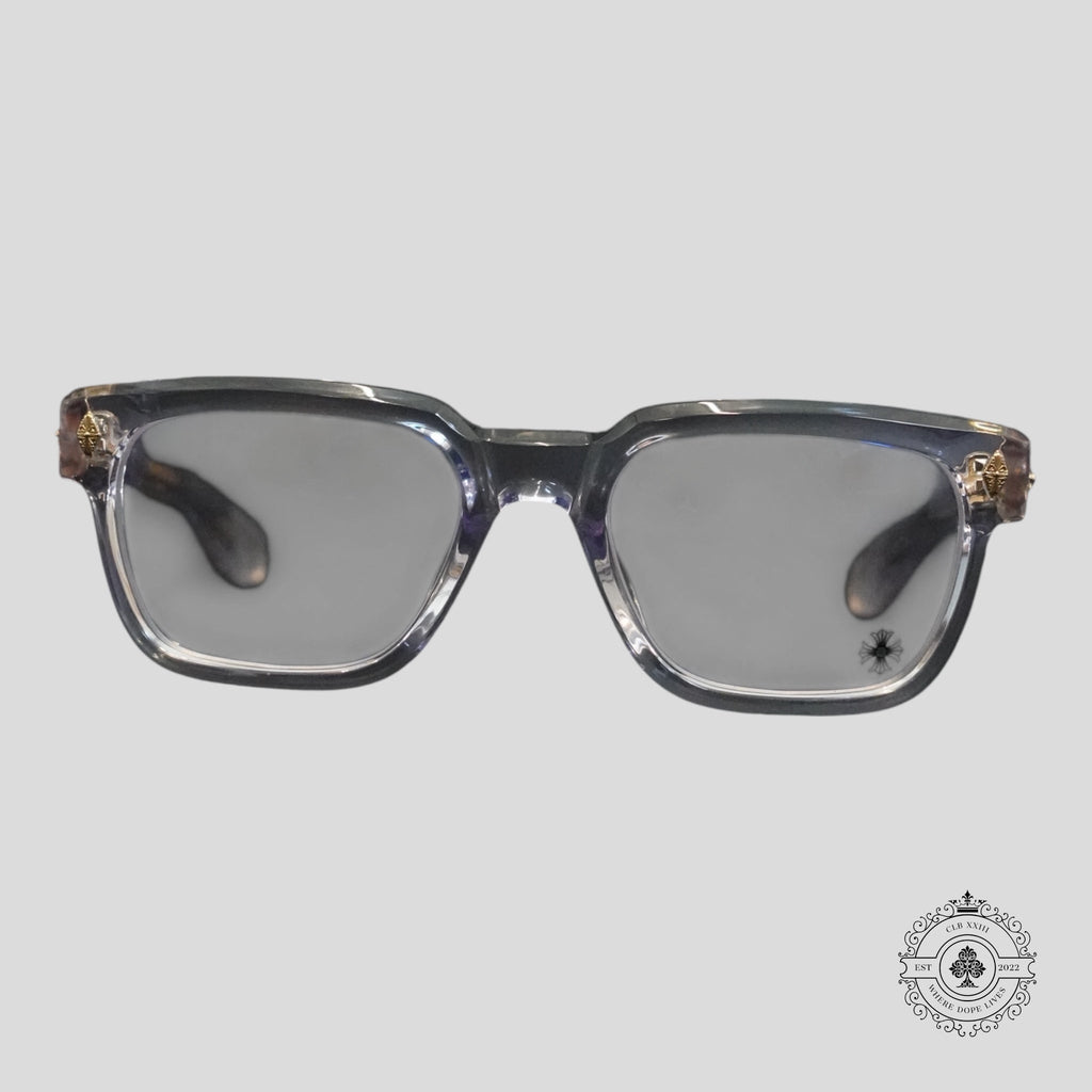 Chrome Hearts Pen 15 Sunglasses in Clear/Gold