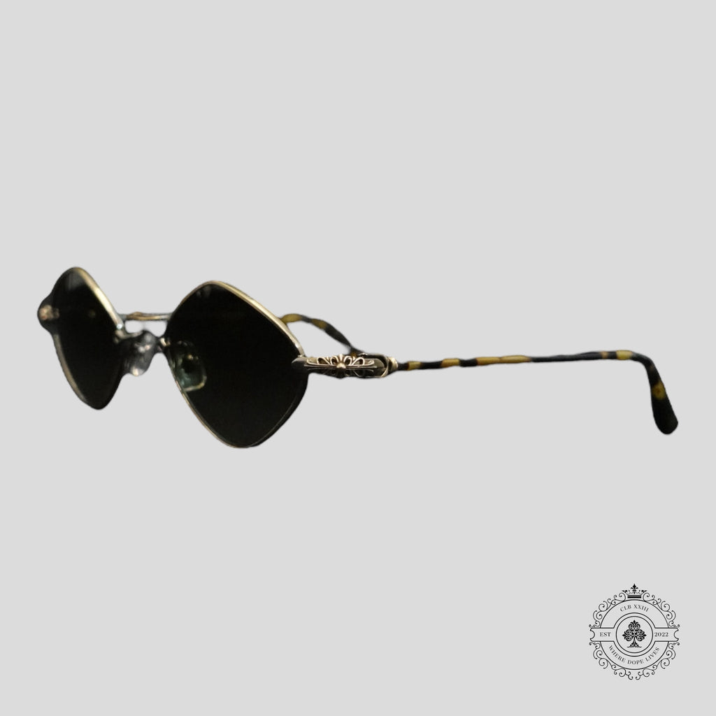 Chrome Hearts Diamond Dog Sunglasses in Tortoise