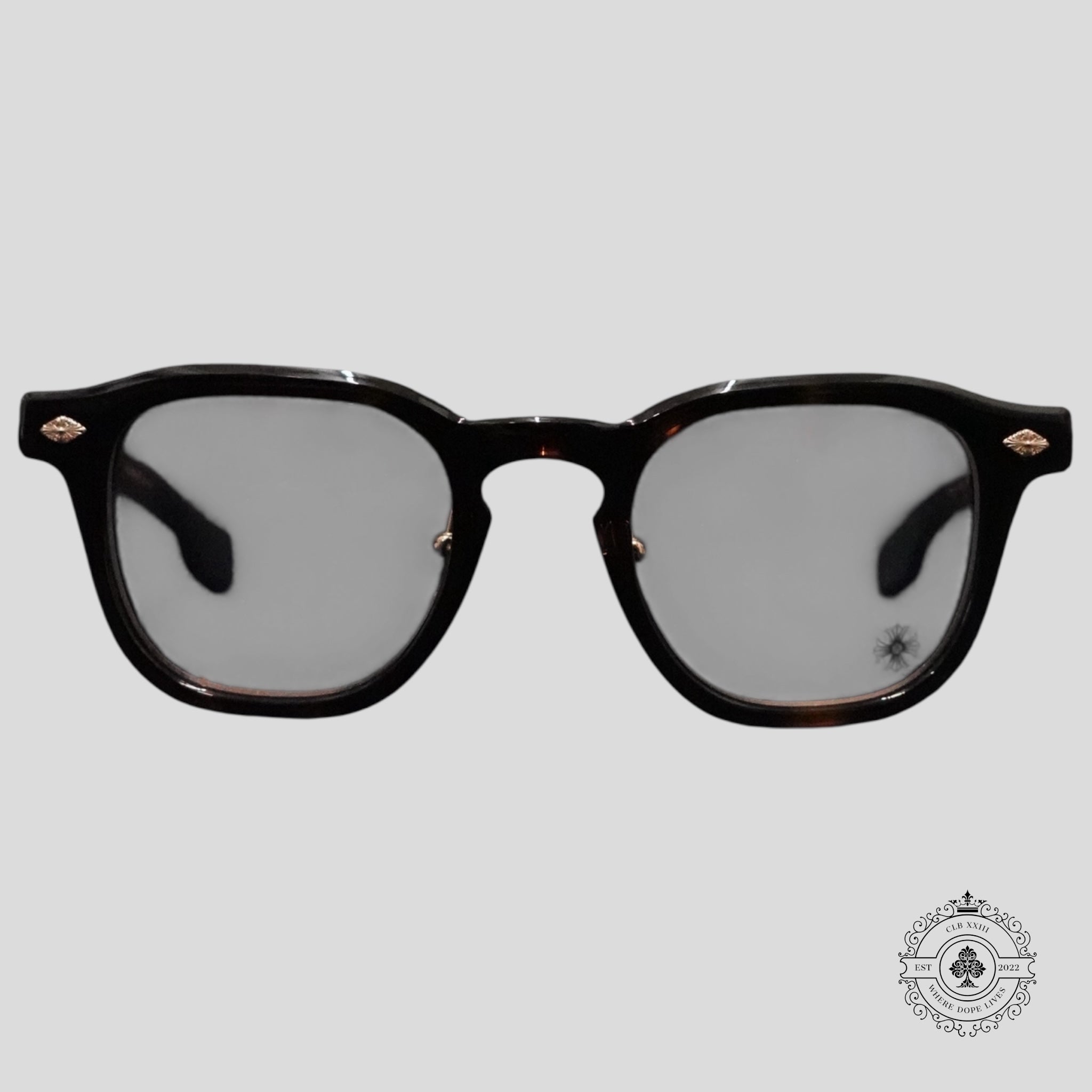 Chrome Hearts Chirp Chirp-a Sunglasses in Tortoise/Gold